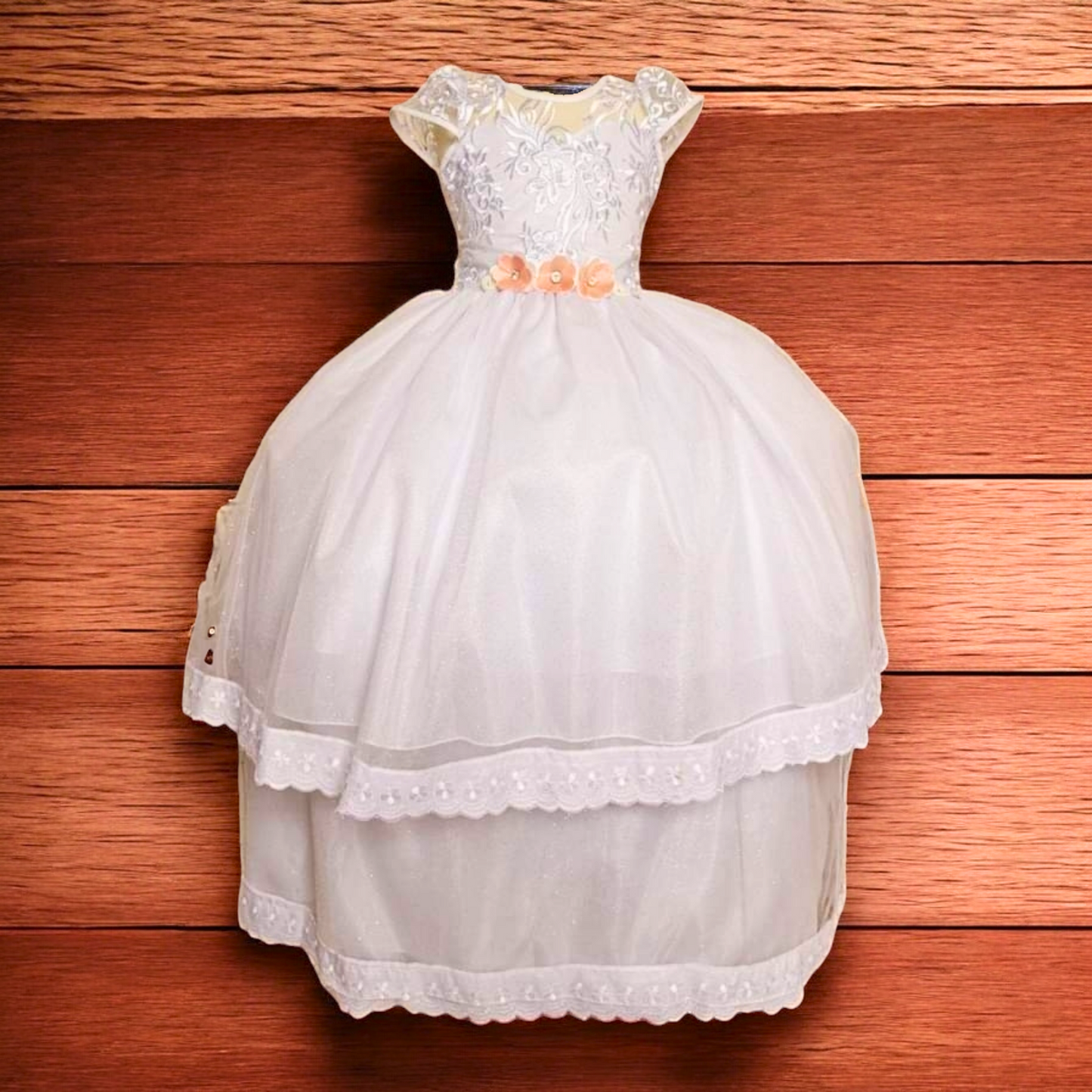 Vestido Desmontable Confirmación - Comunión Niña Blanco