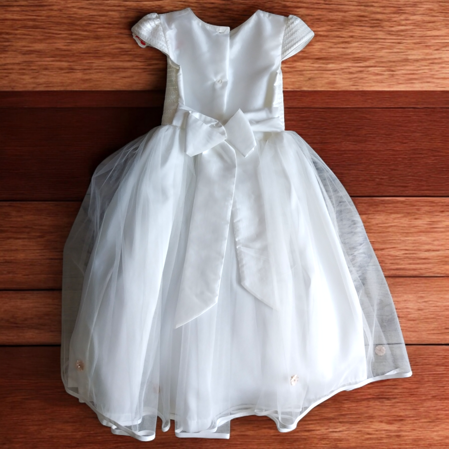 Vestido Fiesta Niña Ivory