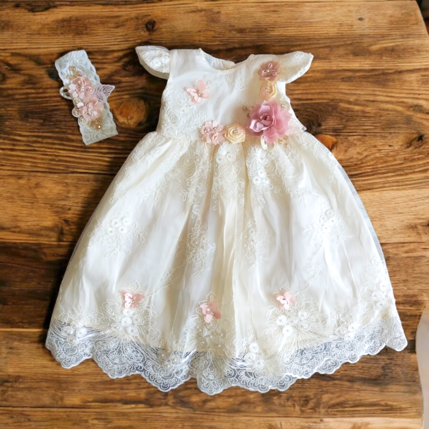 Ropón Desmontable Ivory Niña