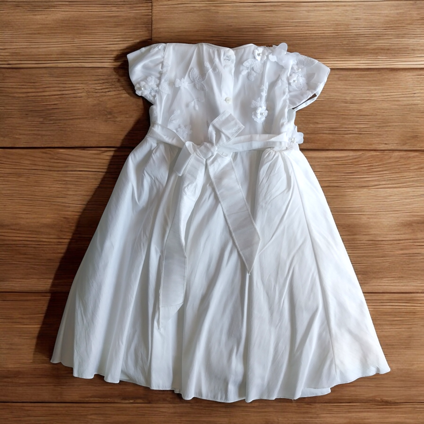 Ropón Niña Blanco T3 - 0007