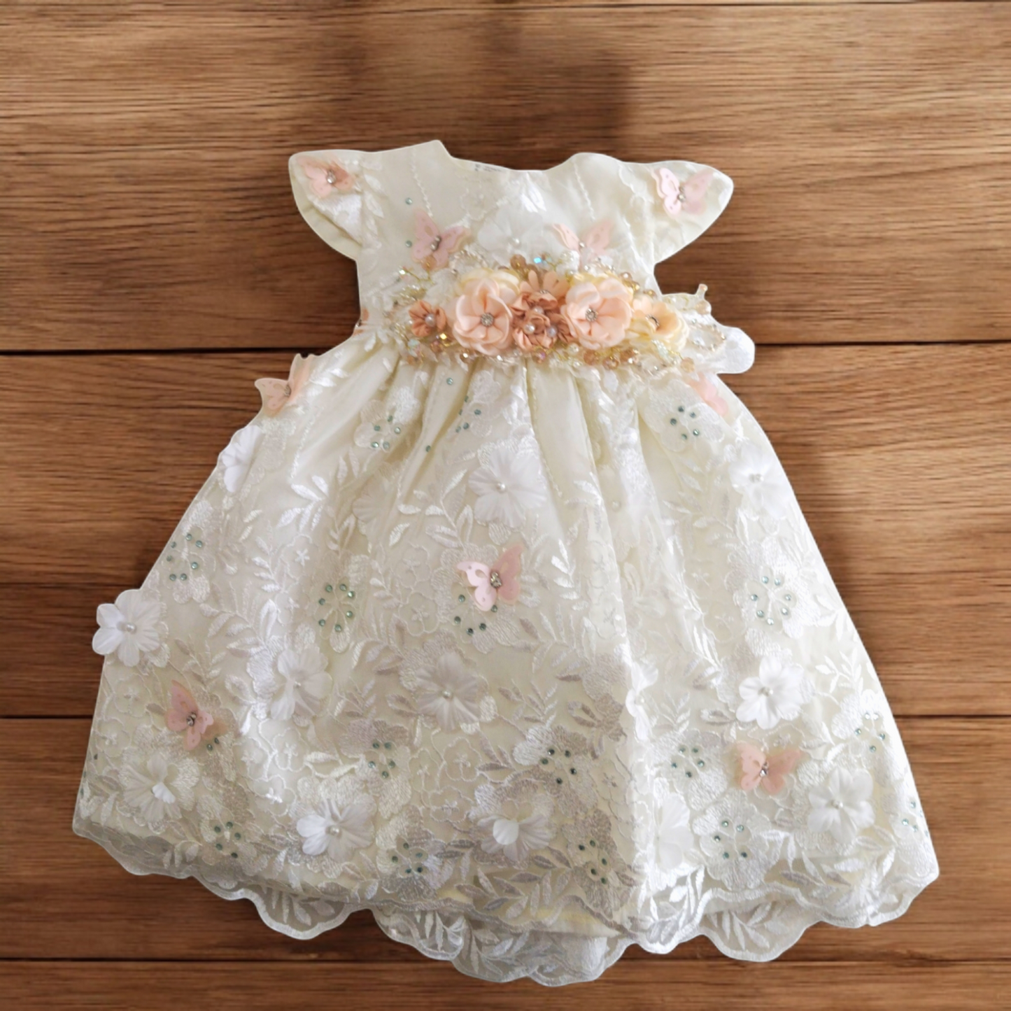 Ropón Niña Ivory - T1 0001 - T2 0002 P-198