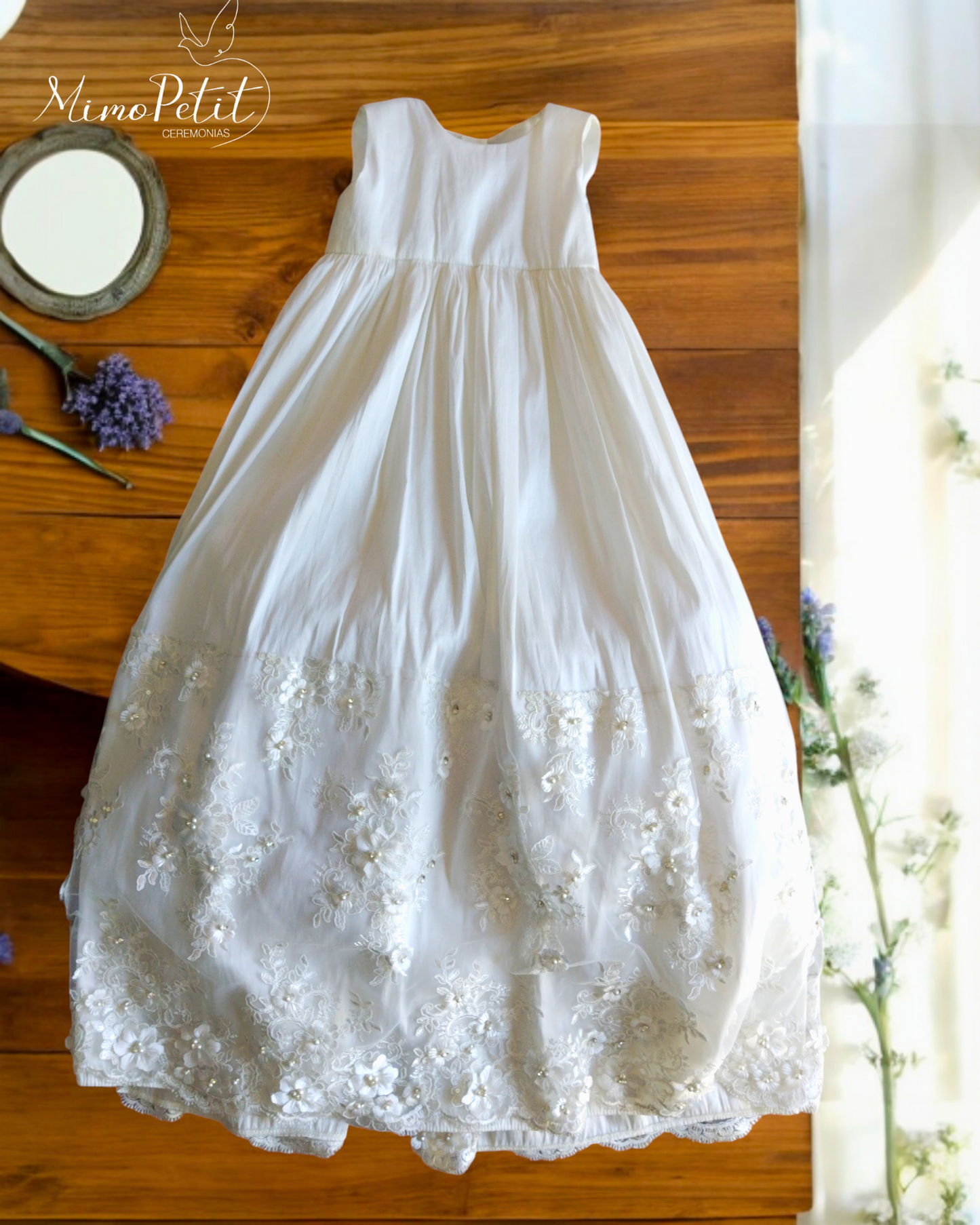 Ropón Desmontable Ivory Niña P-0060