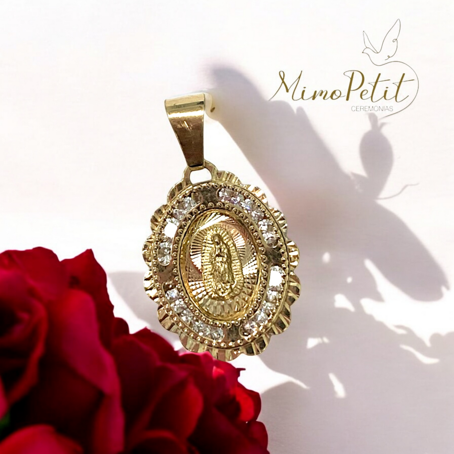 Medalla Guadalupe 14kt