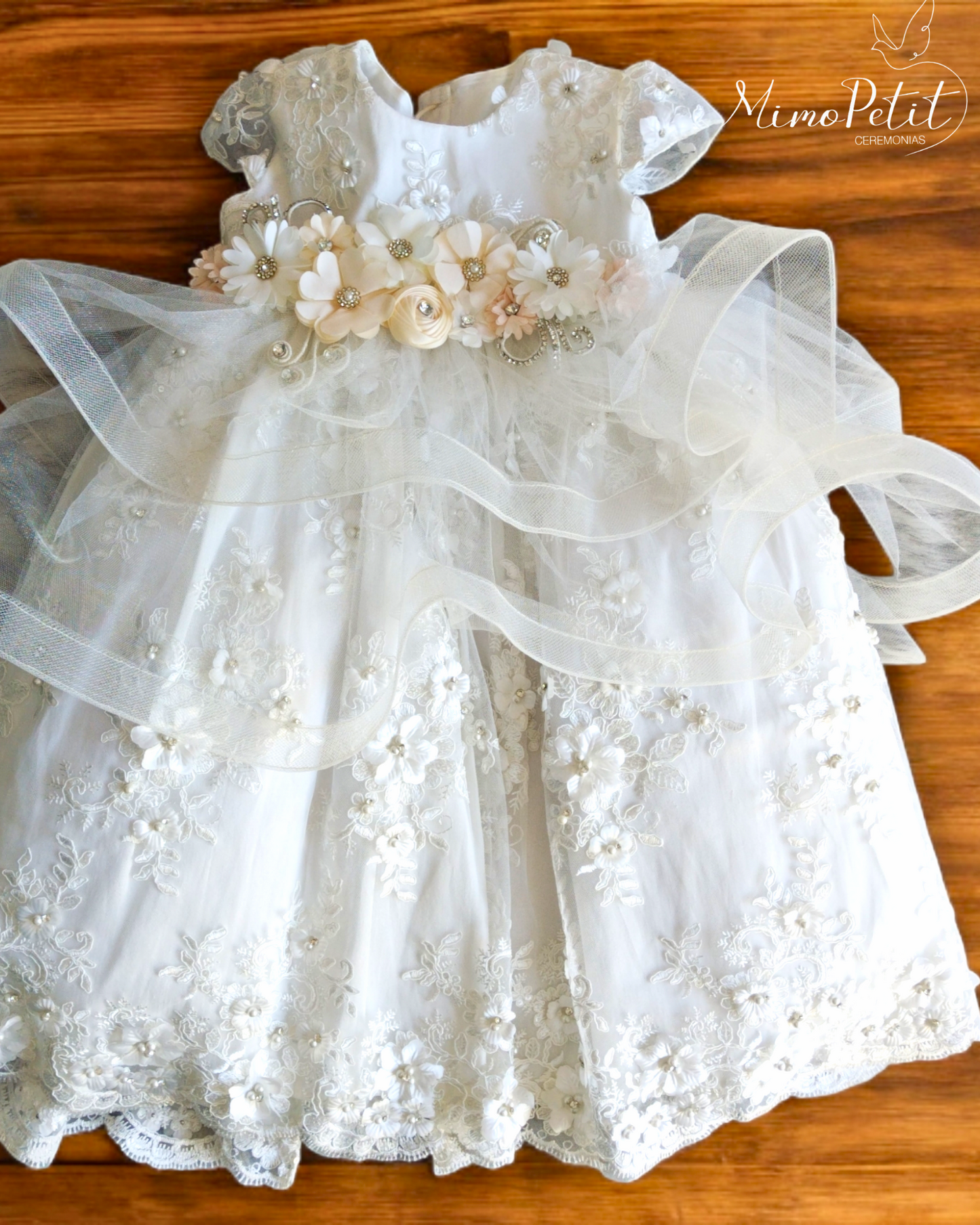 Ropón Desmontable Ivory Niña P-0060