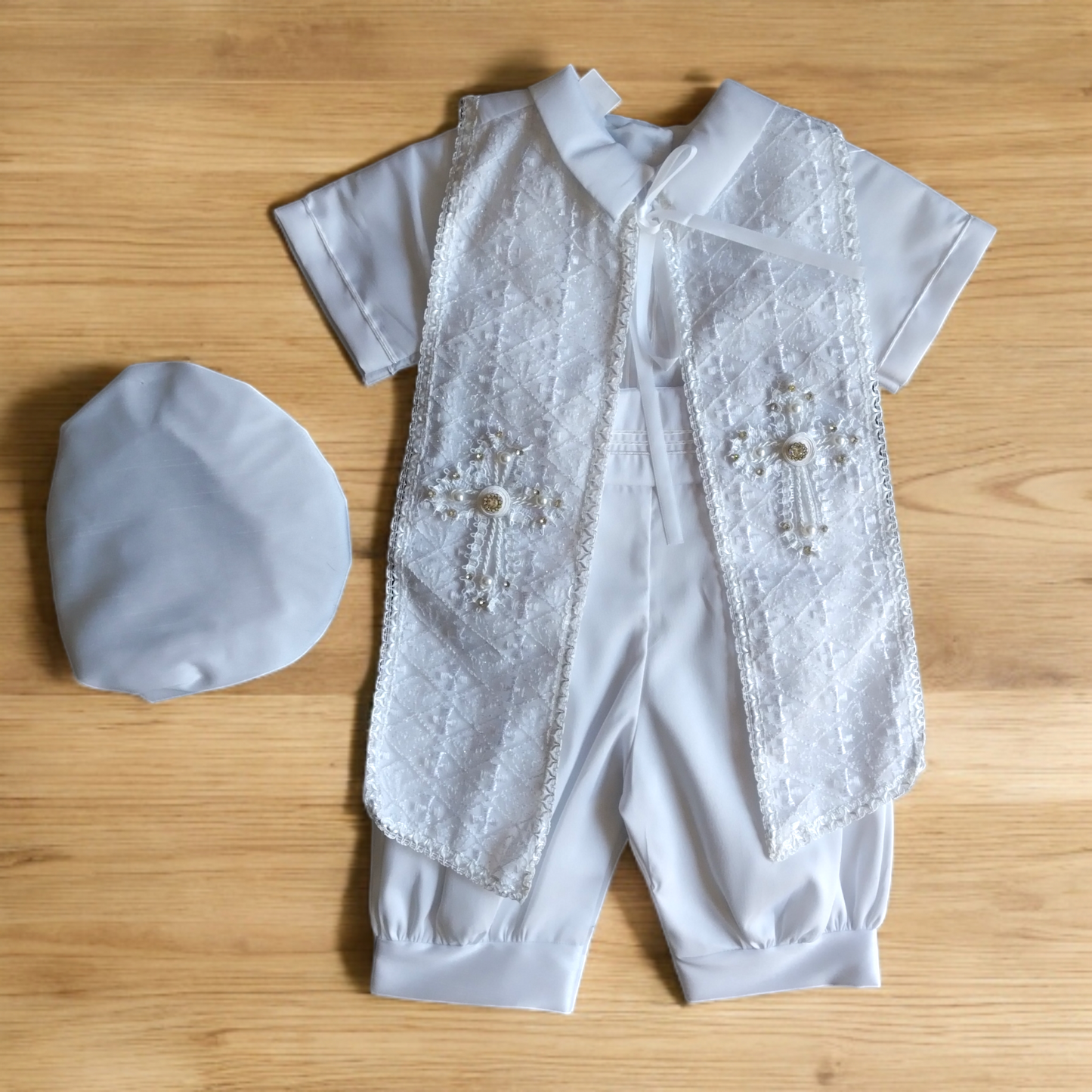 Ropón Niño Blanco T1 - T2