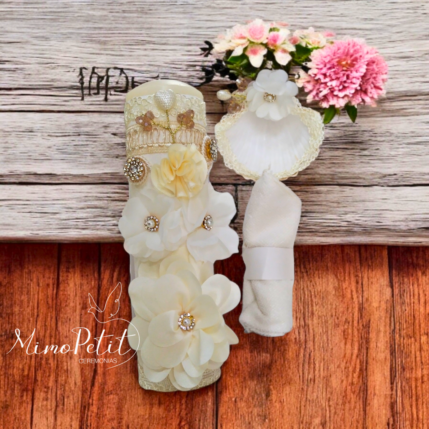 Kit Bautizo Niña Ivory Y-0003