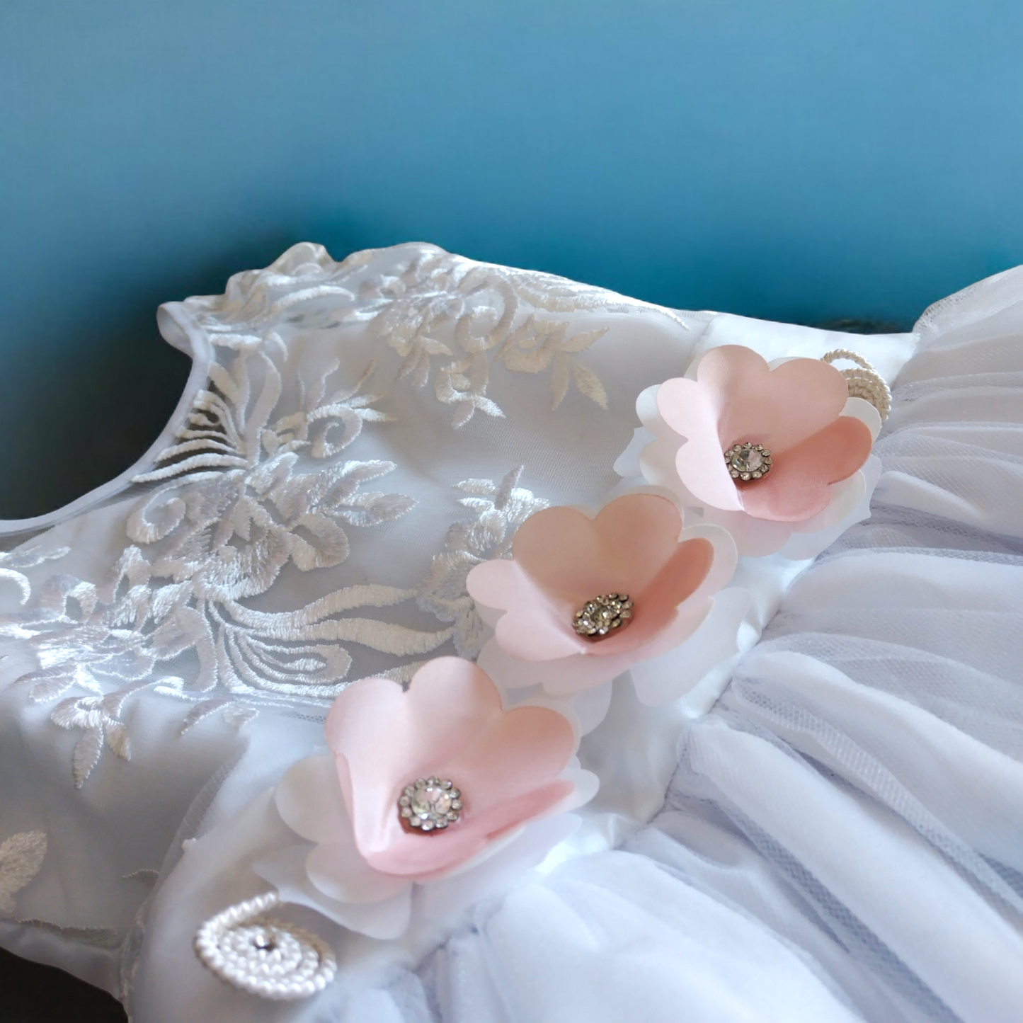 Vestido Desmontable Confirmación - Comunión Niña Blanco