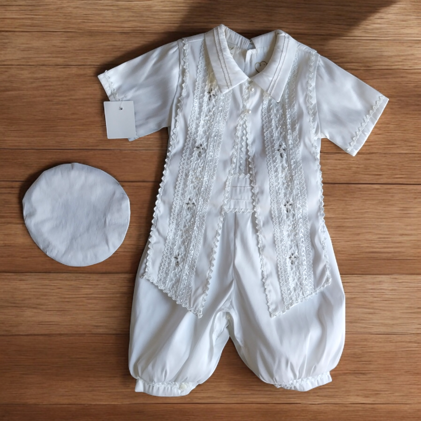 Ropón Niño Blanco T3