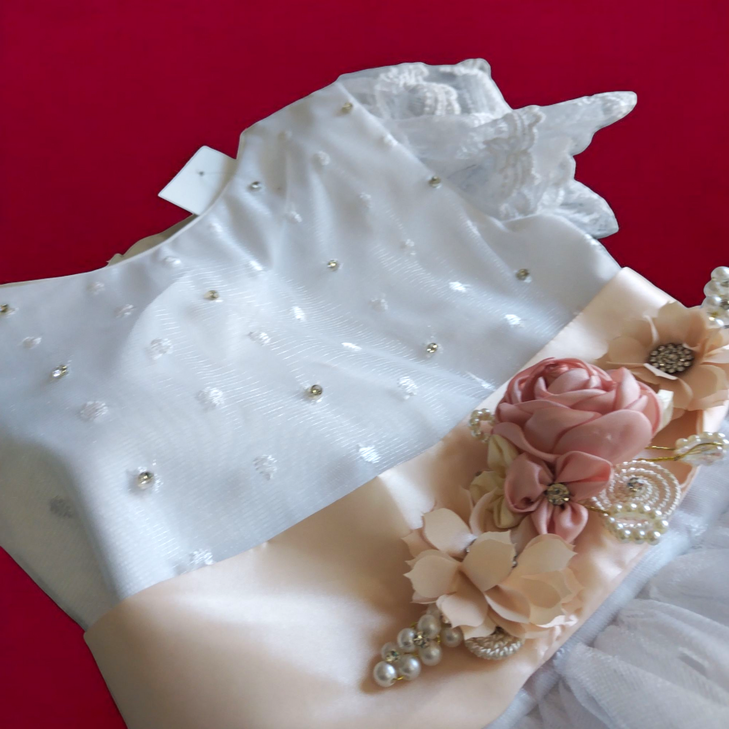 Vestido Niña Blanco T3