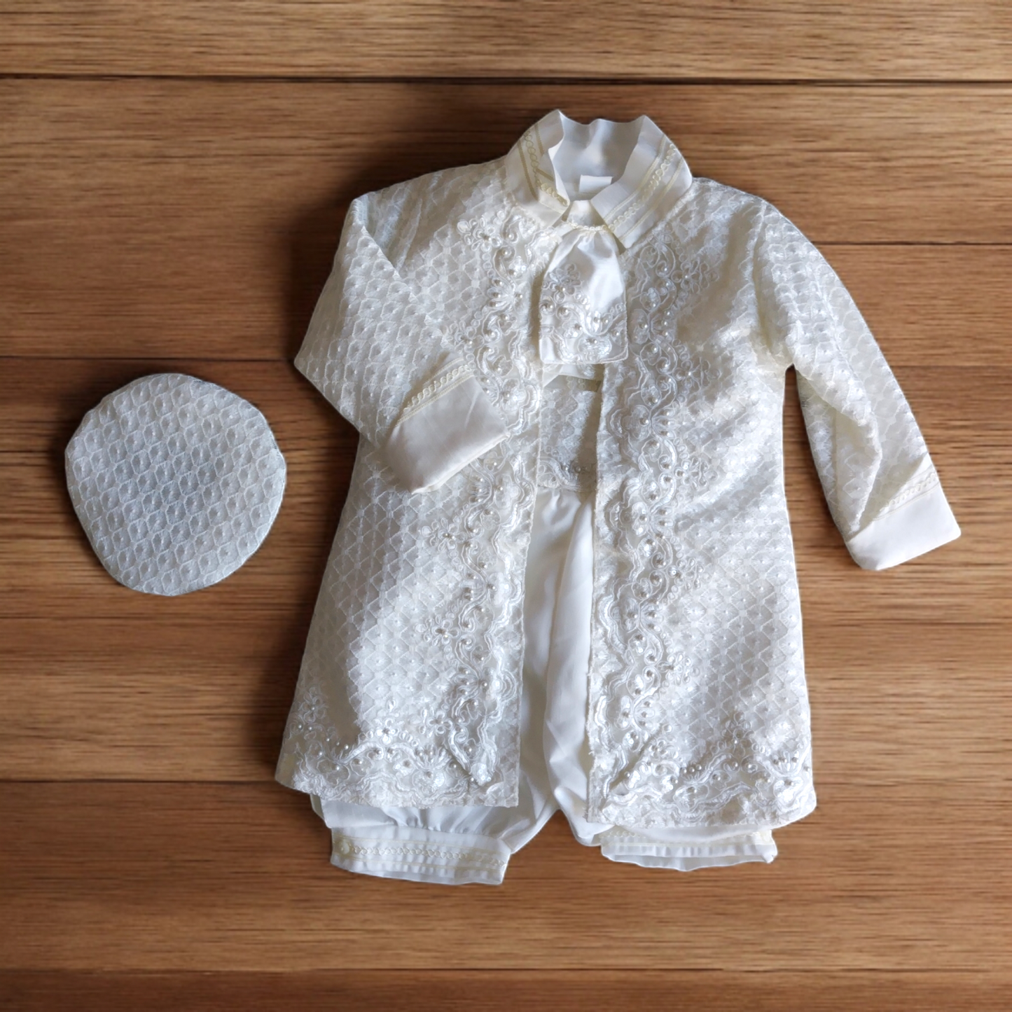 Ropón Niño Ivory T3 Príncipe