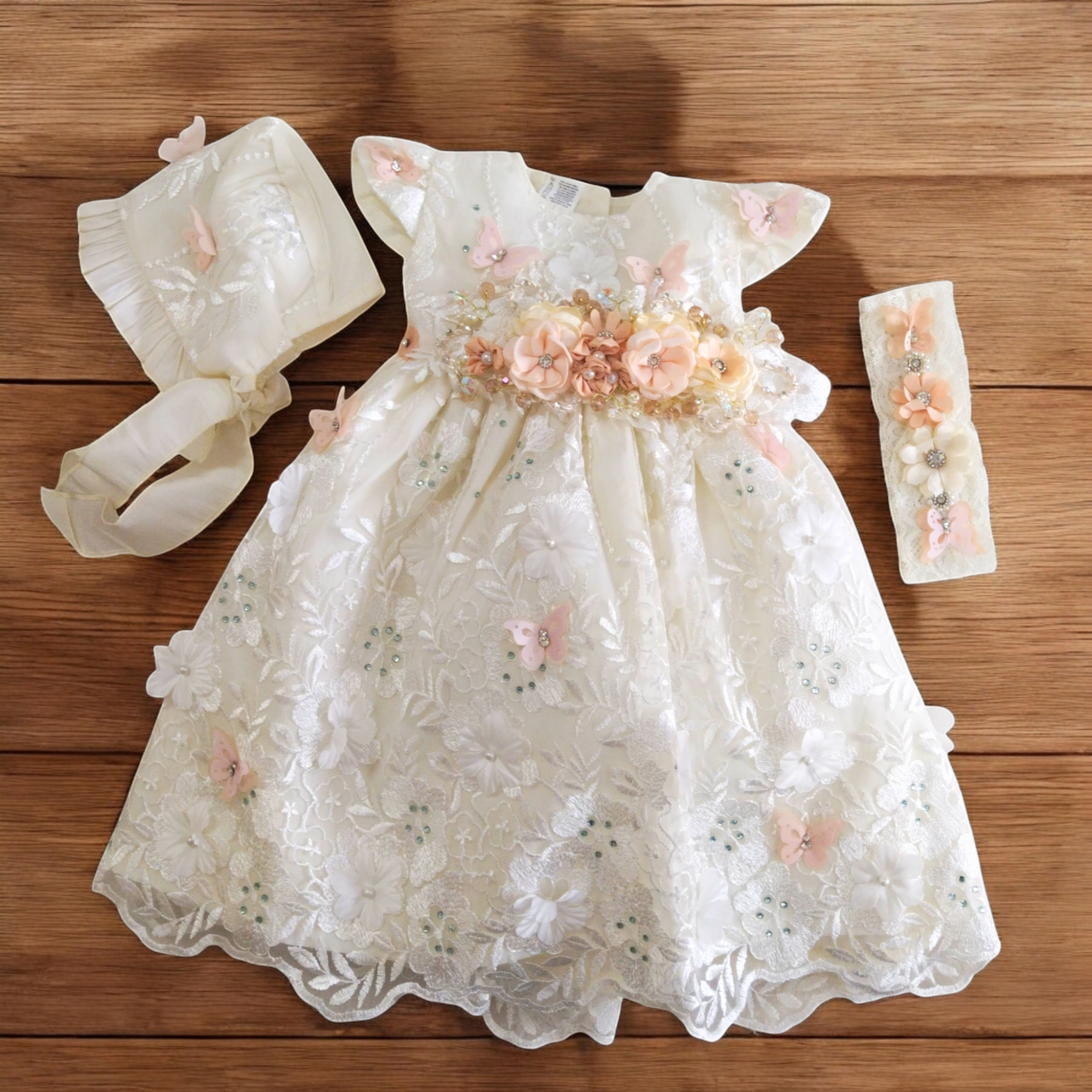 Ropón Niña Ivory - T1 0001 - T2 0002 P-198