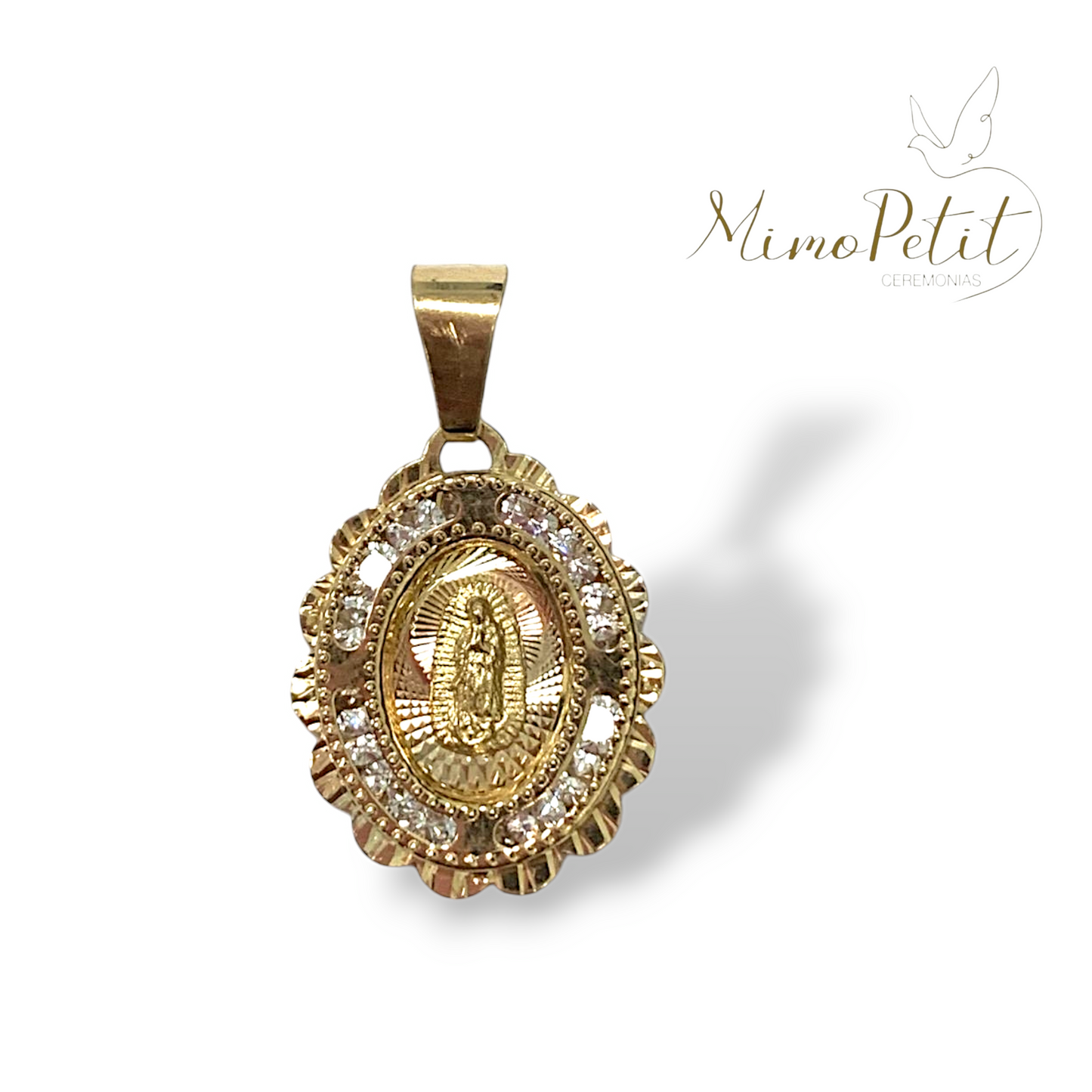 Medalla Guadalupe 14kt