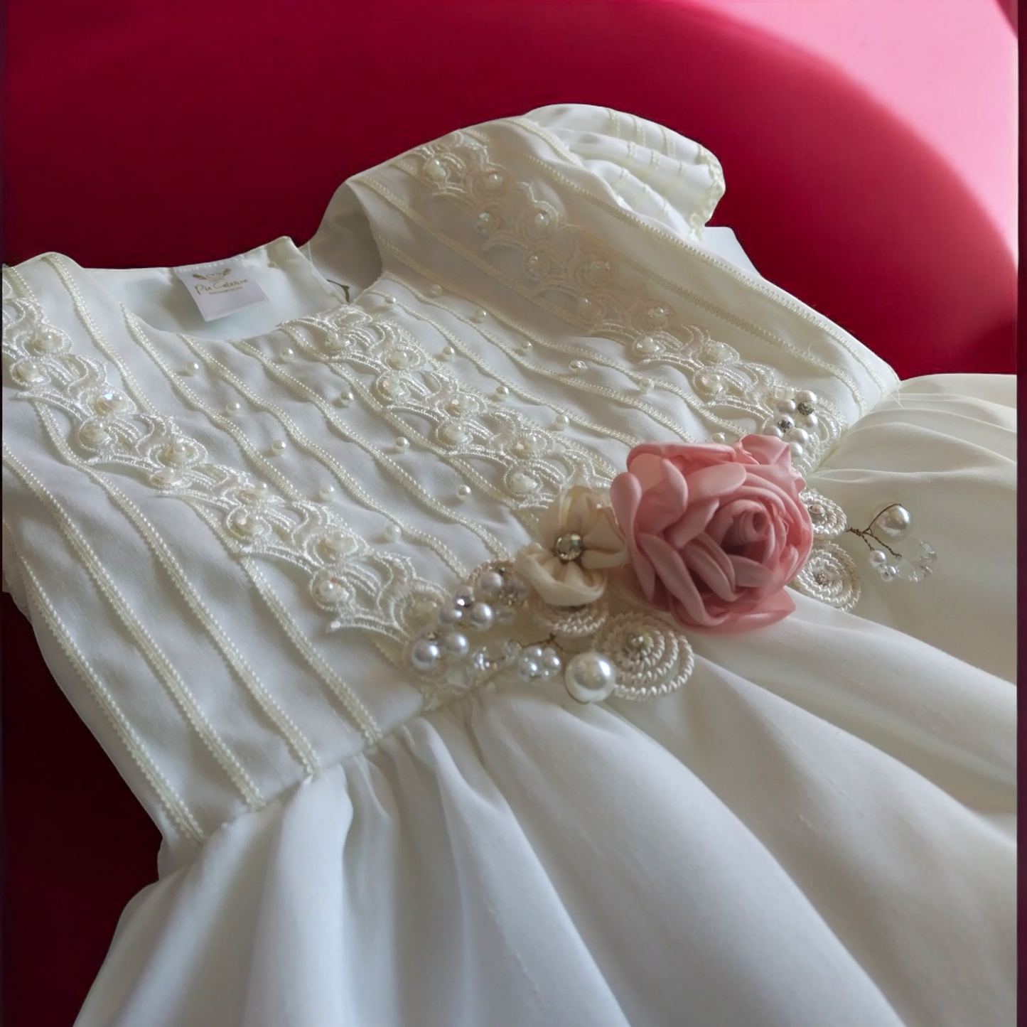 Ropón Niña Ivory T3 - 0003
