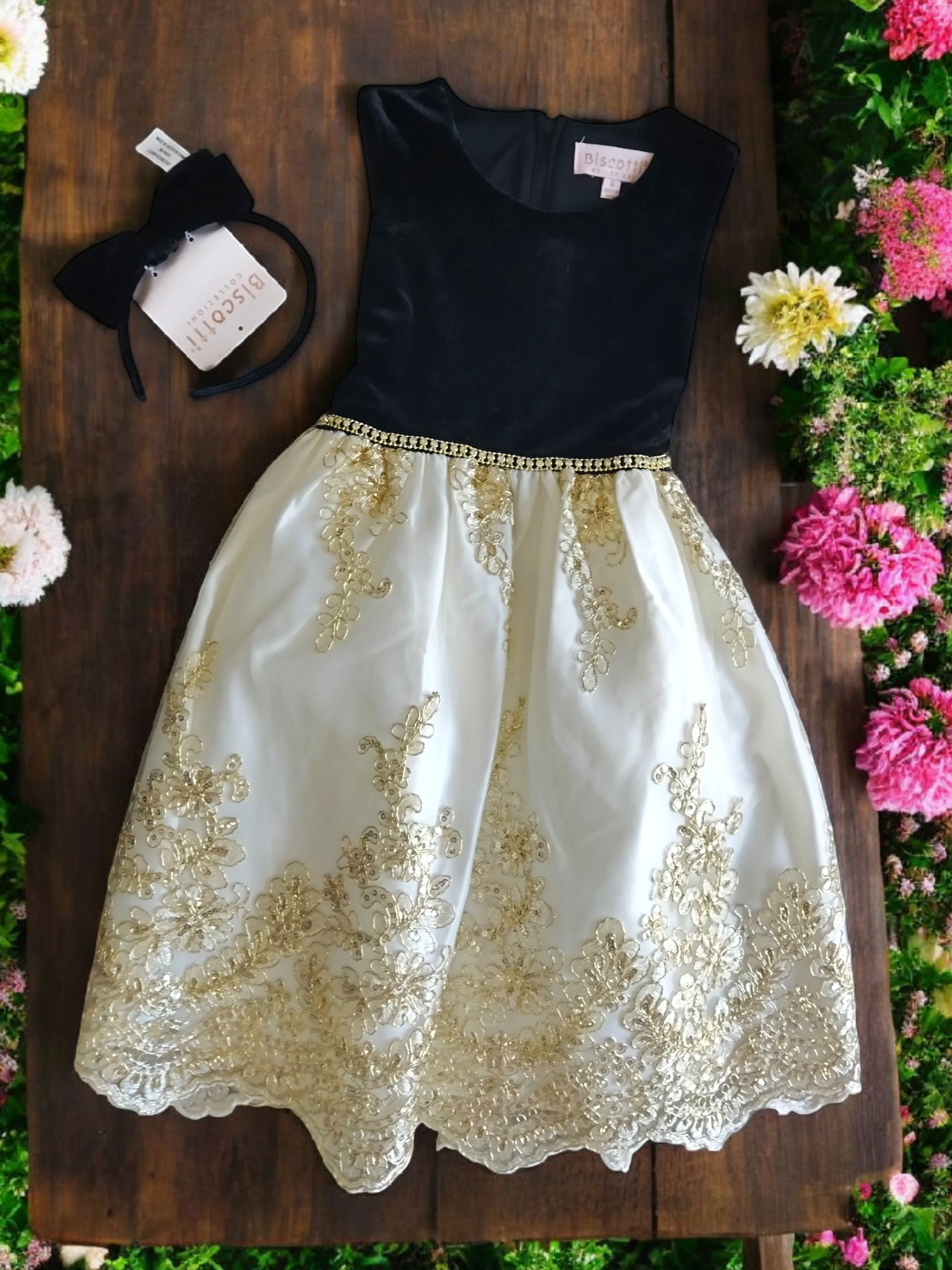 Vestido Fiesta Niña T4A T6A T7A – MIMO PETIT