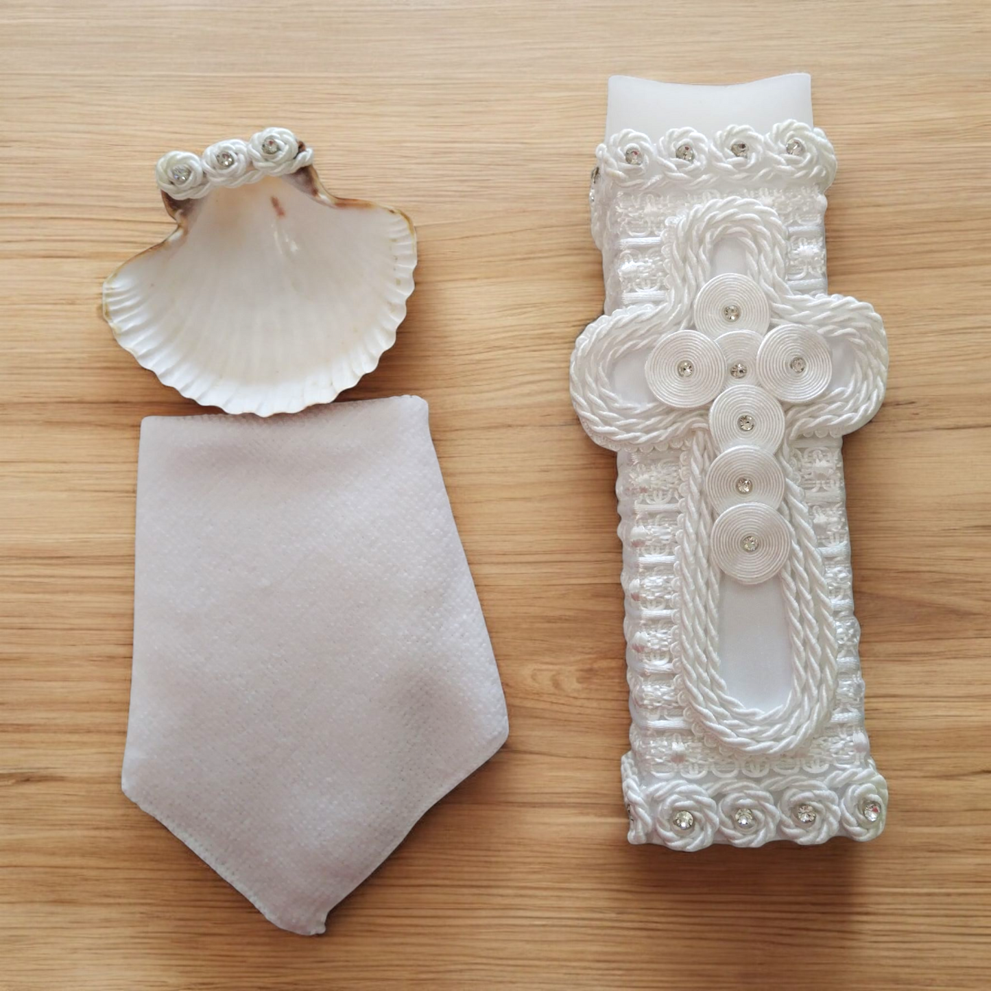 Kit Bautizo Niño Blanco Y-0001