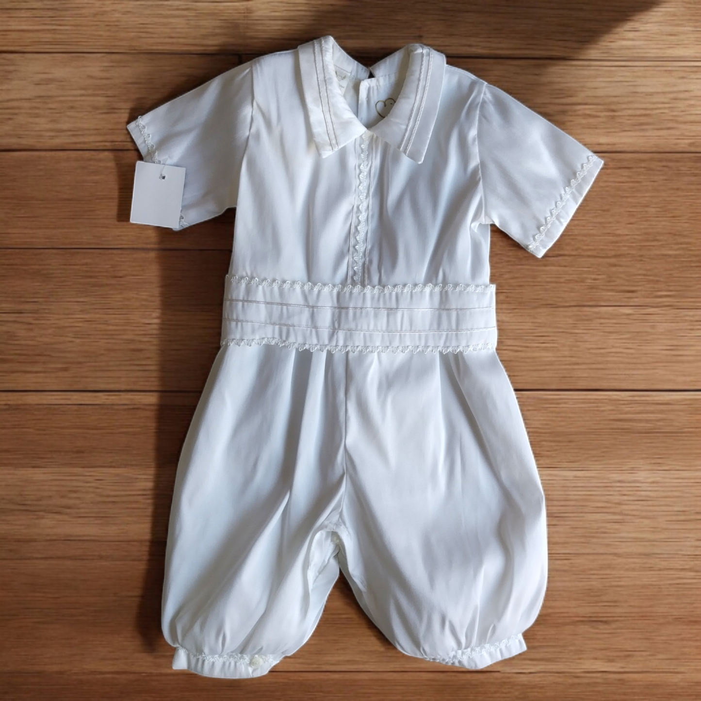 Ropón Niño Blanco T3