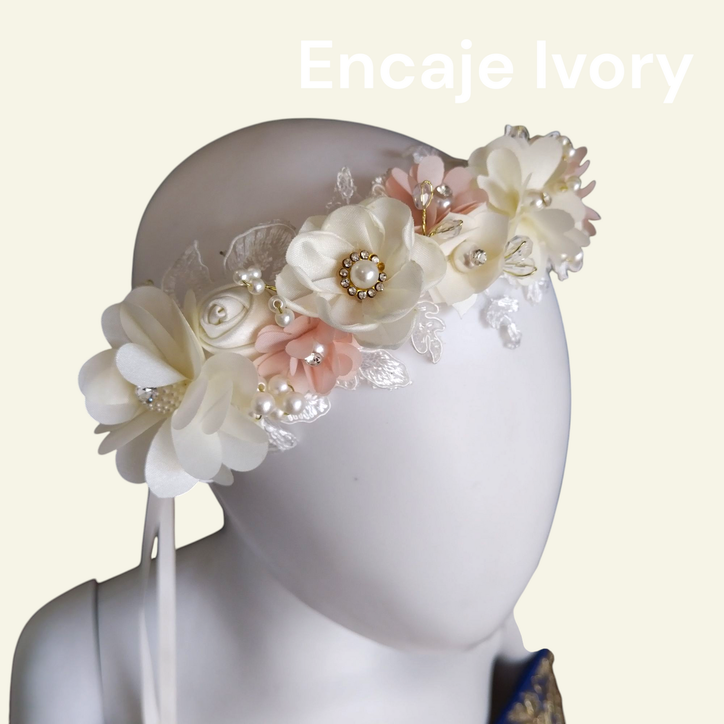 Diademas Niña Ivory F-0005