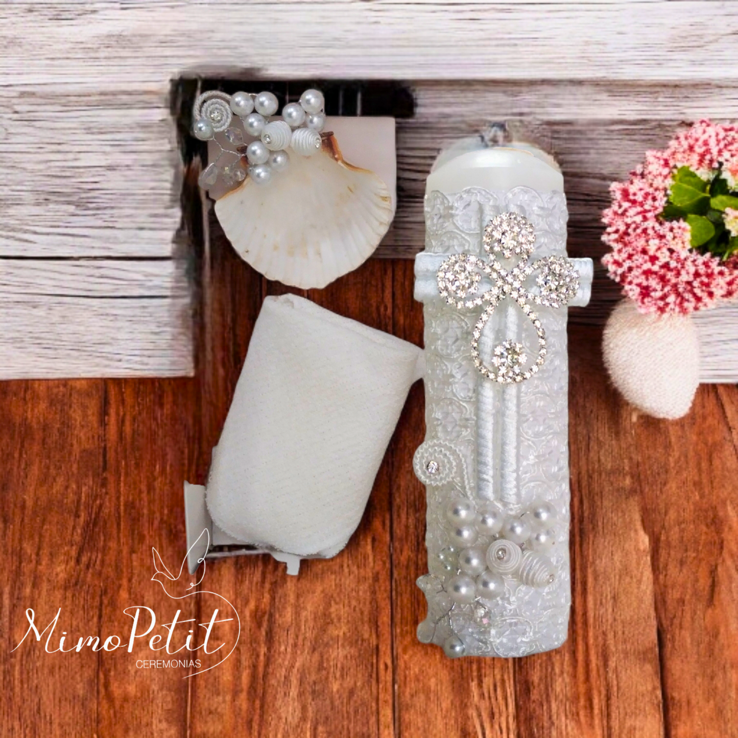 Kit de Bautizo Niño Blanco Y-0001 P1