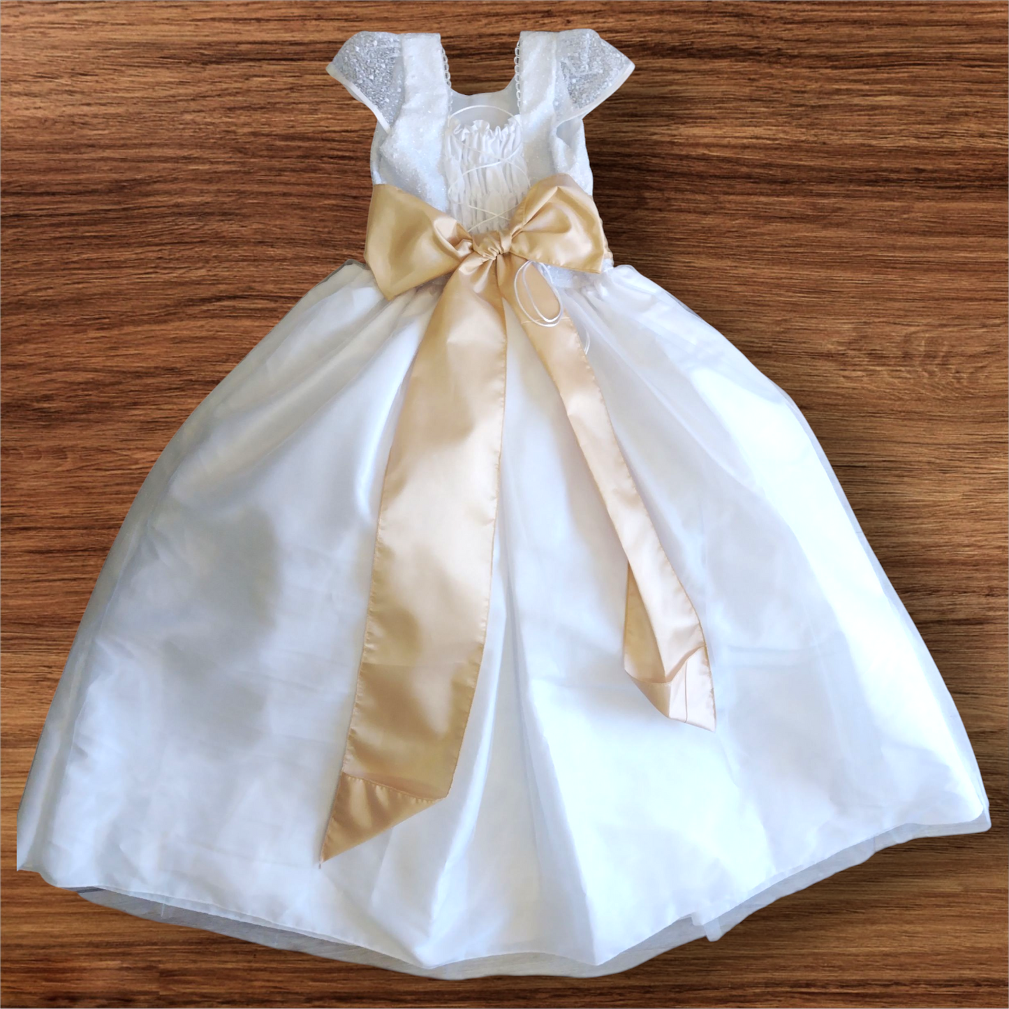 Comunión Vestido Niña Blanco T12-T14 AA-0011