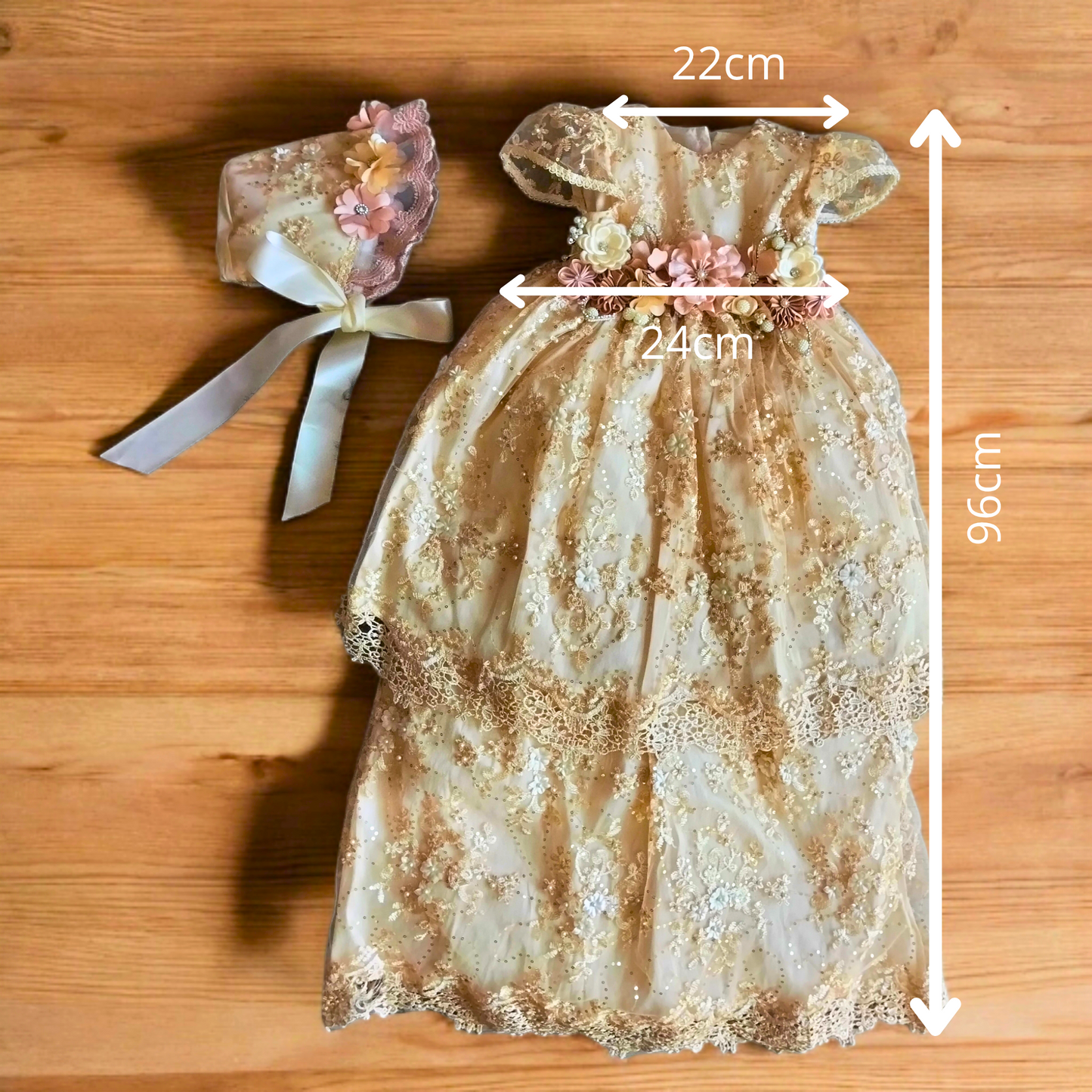 Ropón Desmontable Ivory Niña P-0055