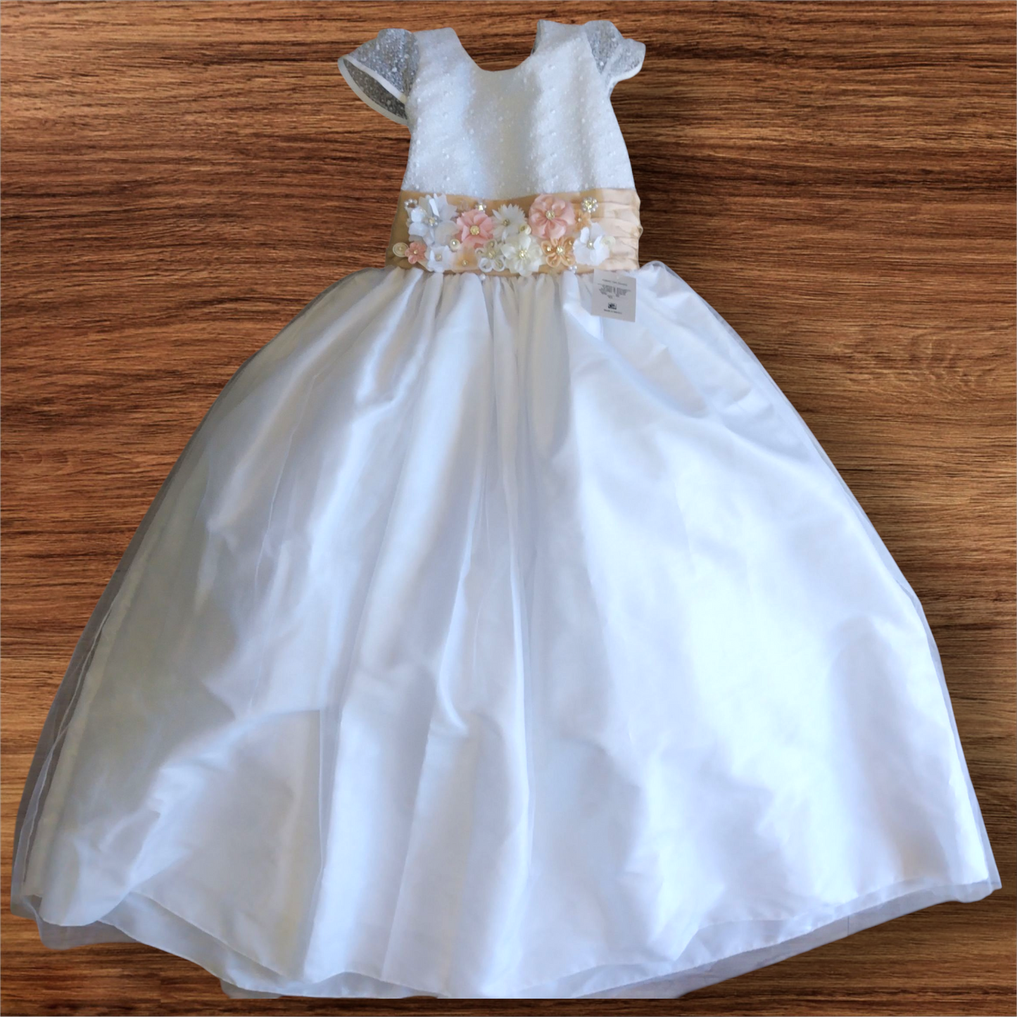 Comunión Vestido Niña Blanco T12-T14 AA-0011