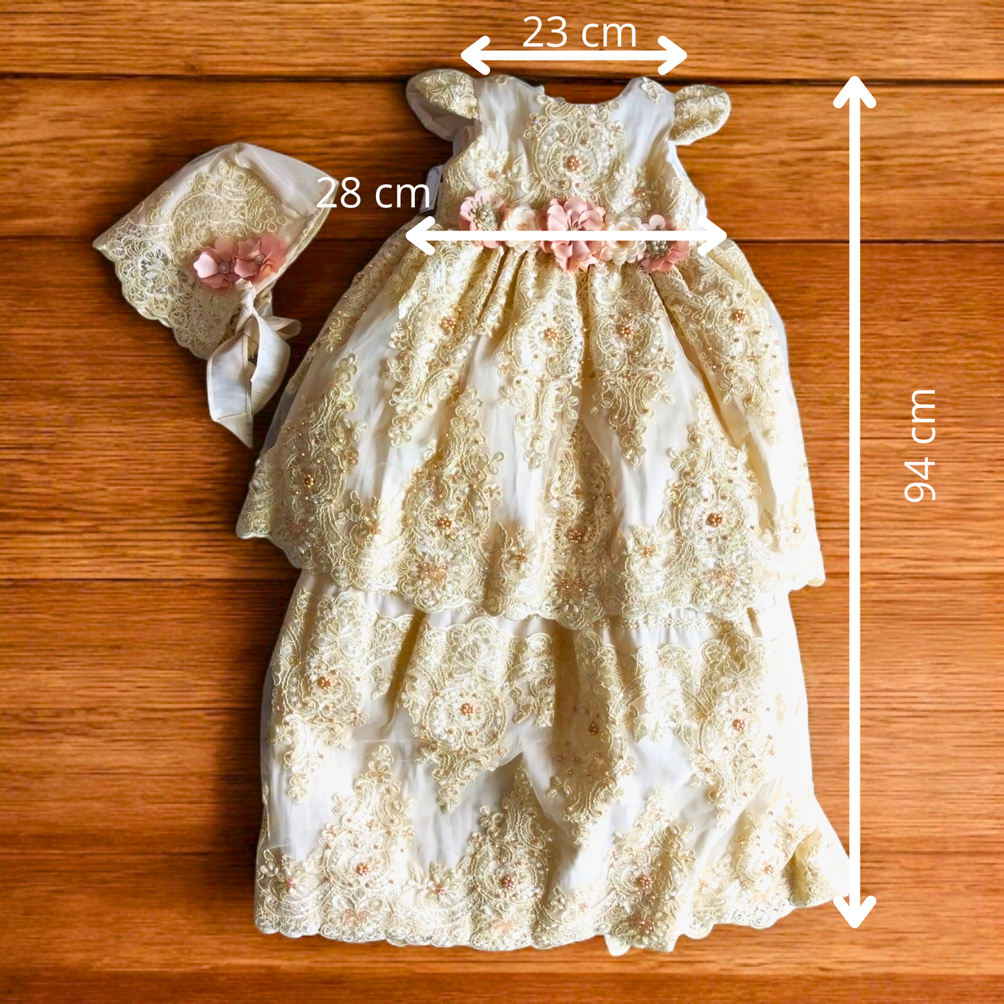 Ropón Desmontable Ivory Niña P-0052