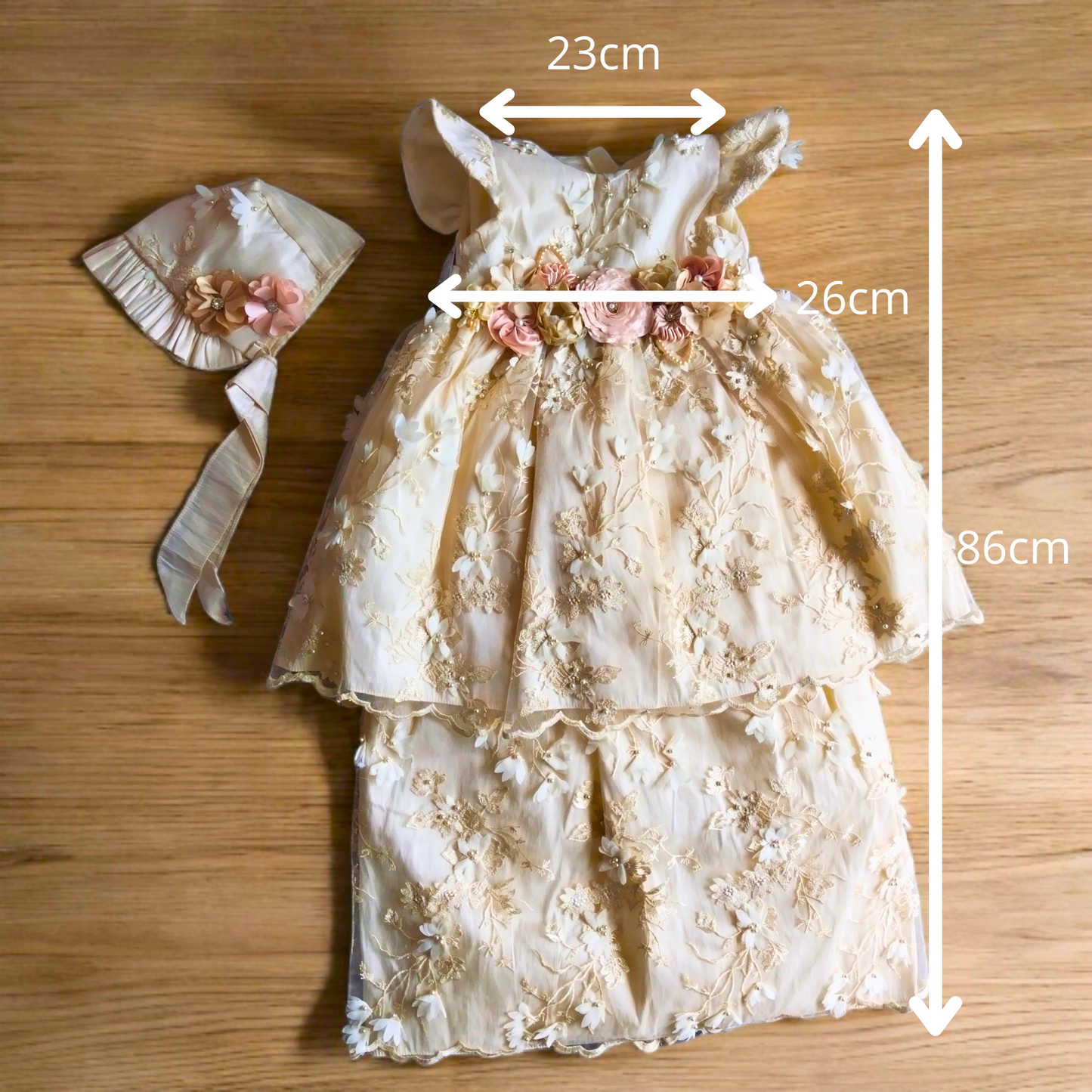 Ropón Desmontable Ivory Niña P-0054