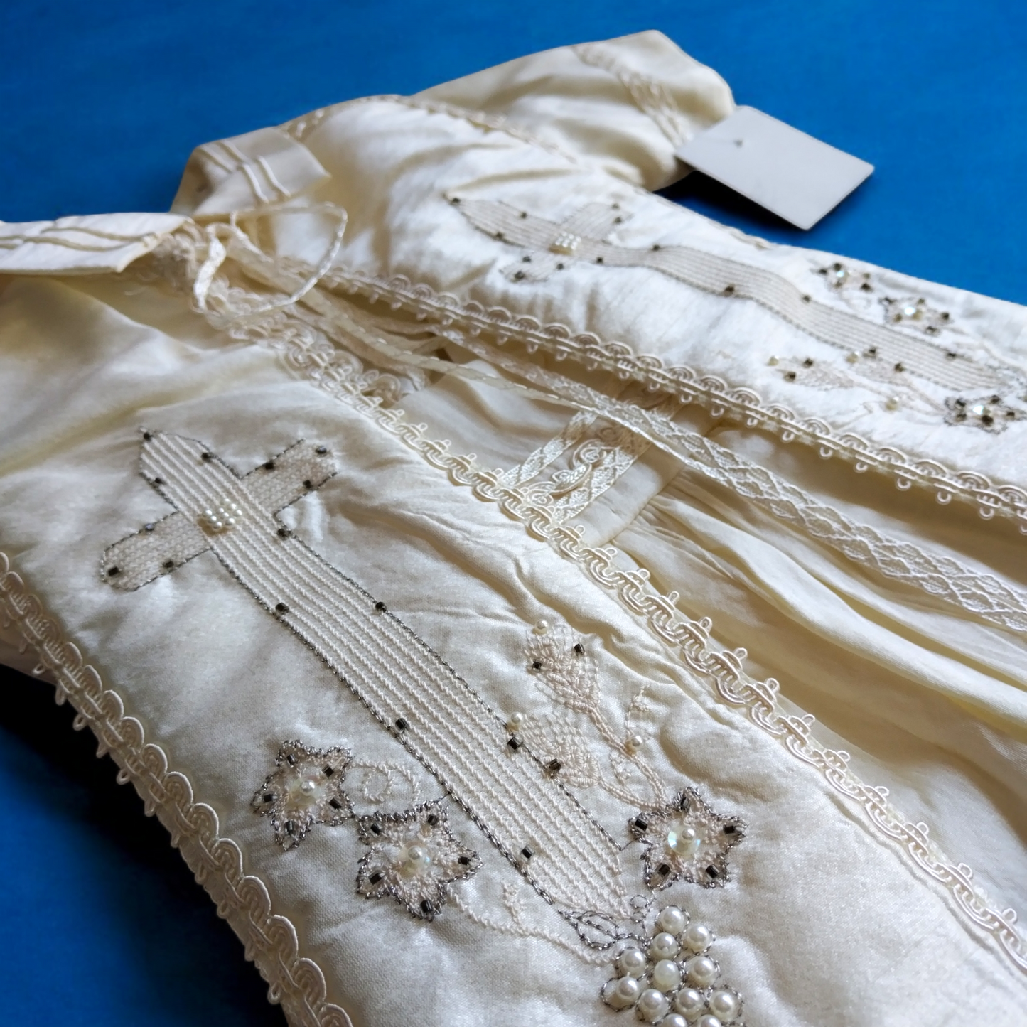 Ropón de Bautizo Niño Ivory T2