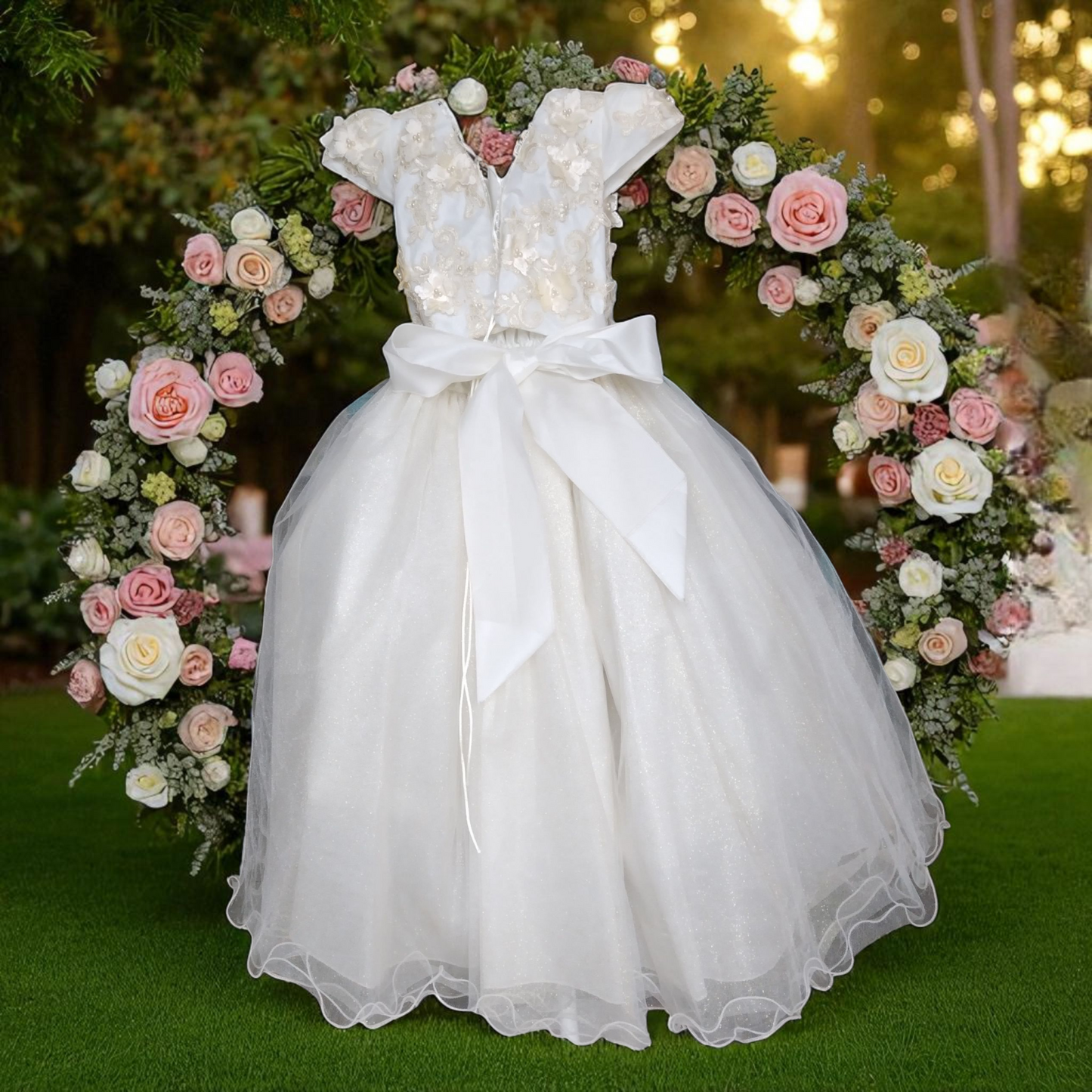 Vestido Fiesta Niña T4 AA_0022 - T6 AA-0023