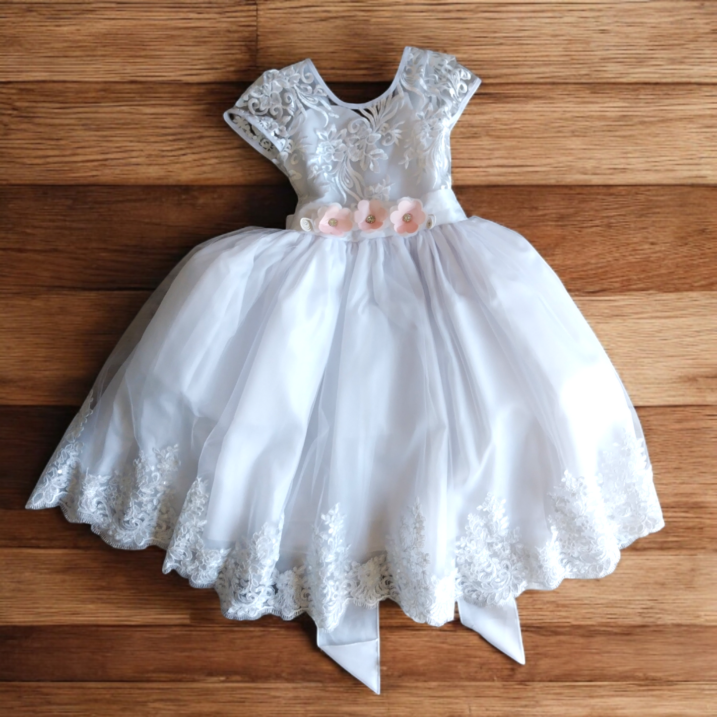 Vestido Desmontable Confirmación - Comunión Niña Blanco