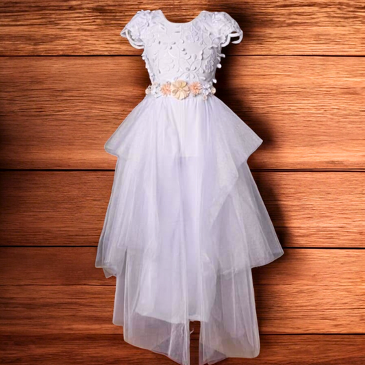 Vestido Palazzo  Desmontable Confirmación- Comunión Niña