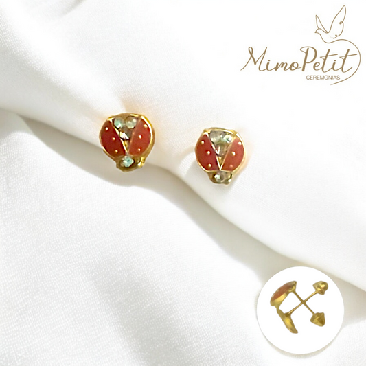 Aretes Catarina Oro 10kt