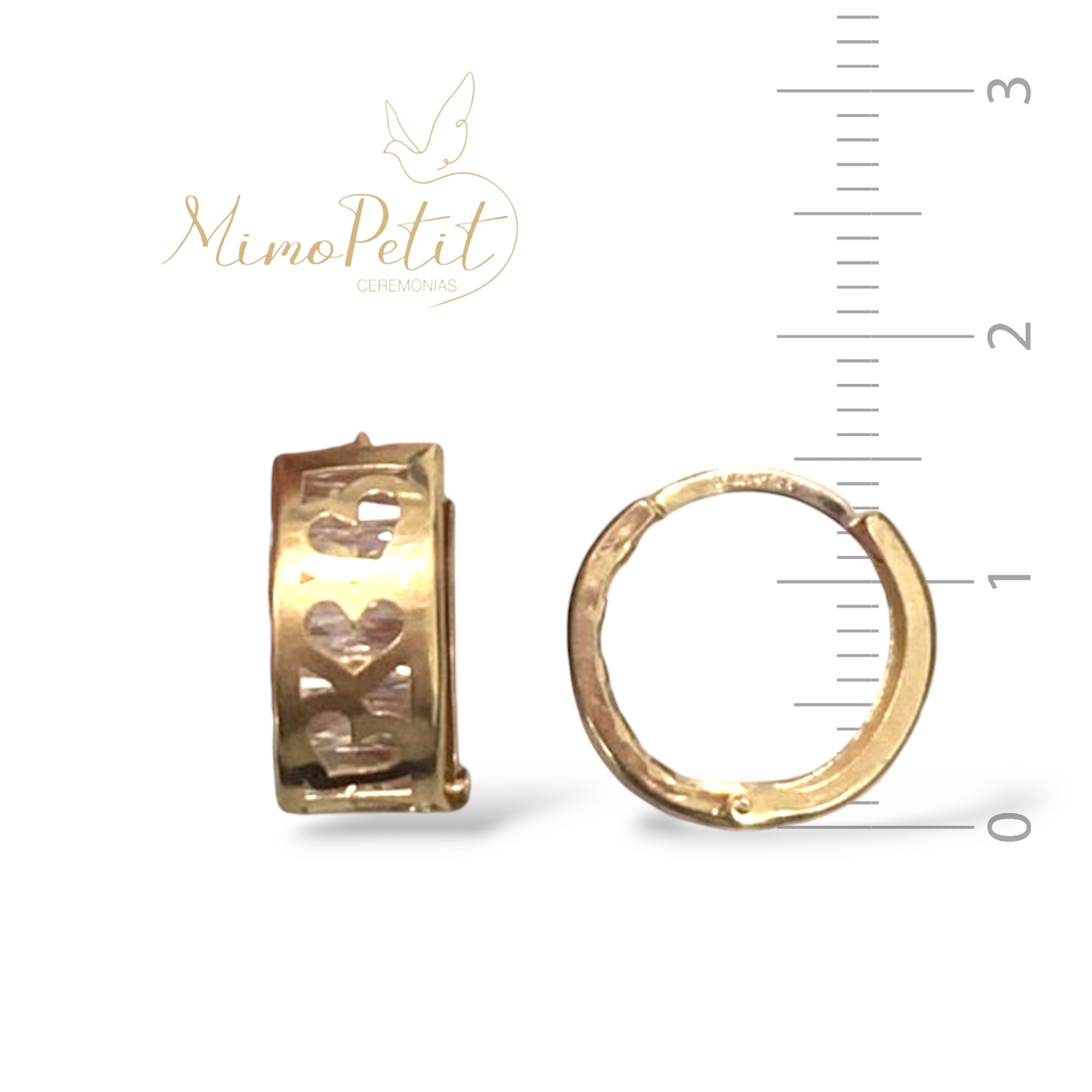 Arracadas 14kt