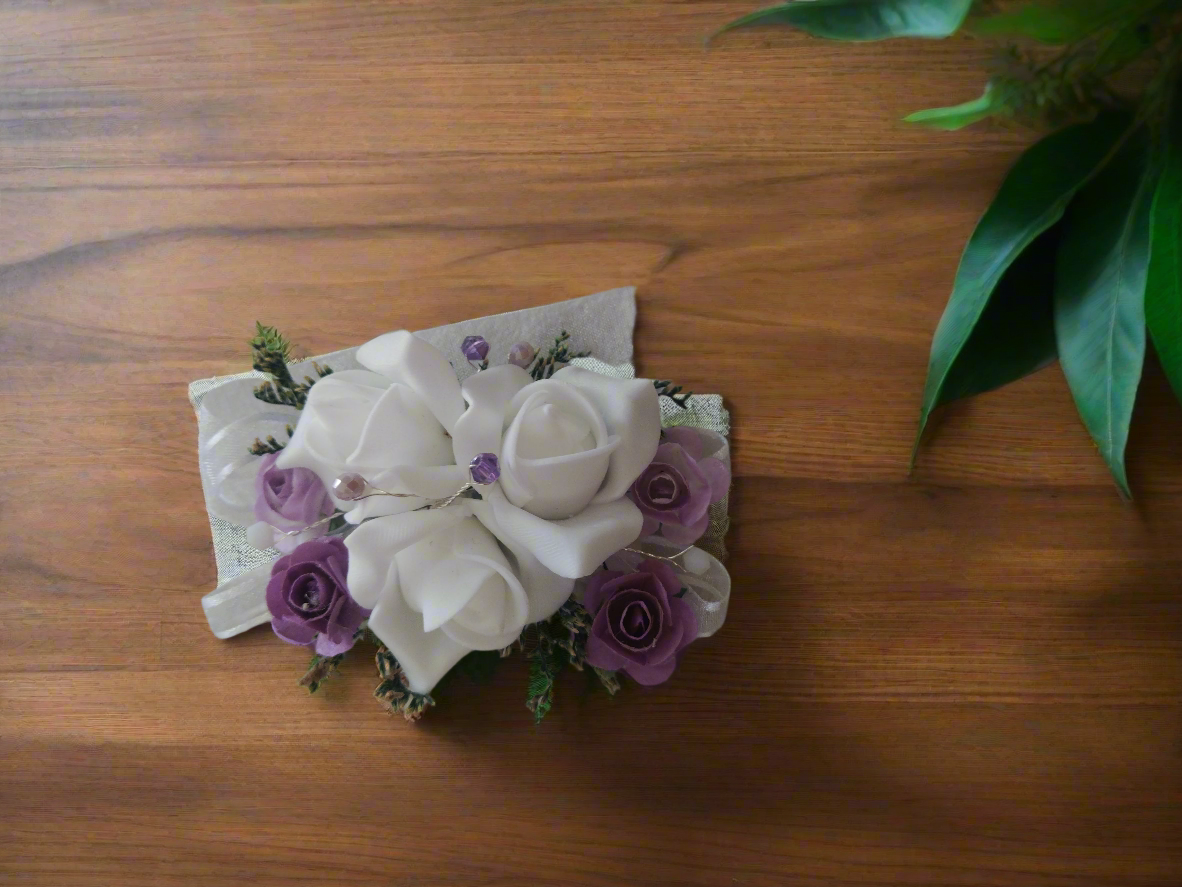 Pulsera Comunión Niña Lila