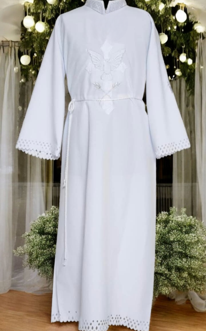 Túnica de Ceremonia Unisex Espíritu Santo Plata