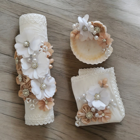 Kit Bautizo Niña Blanco Y-0002