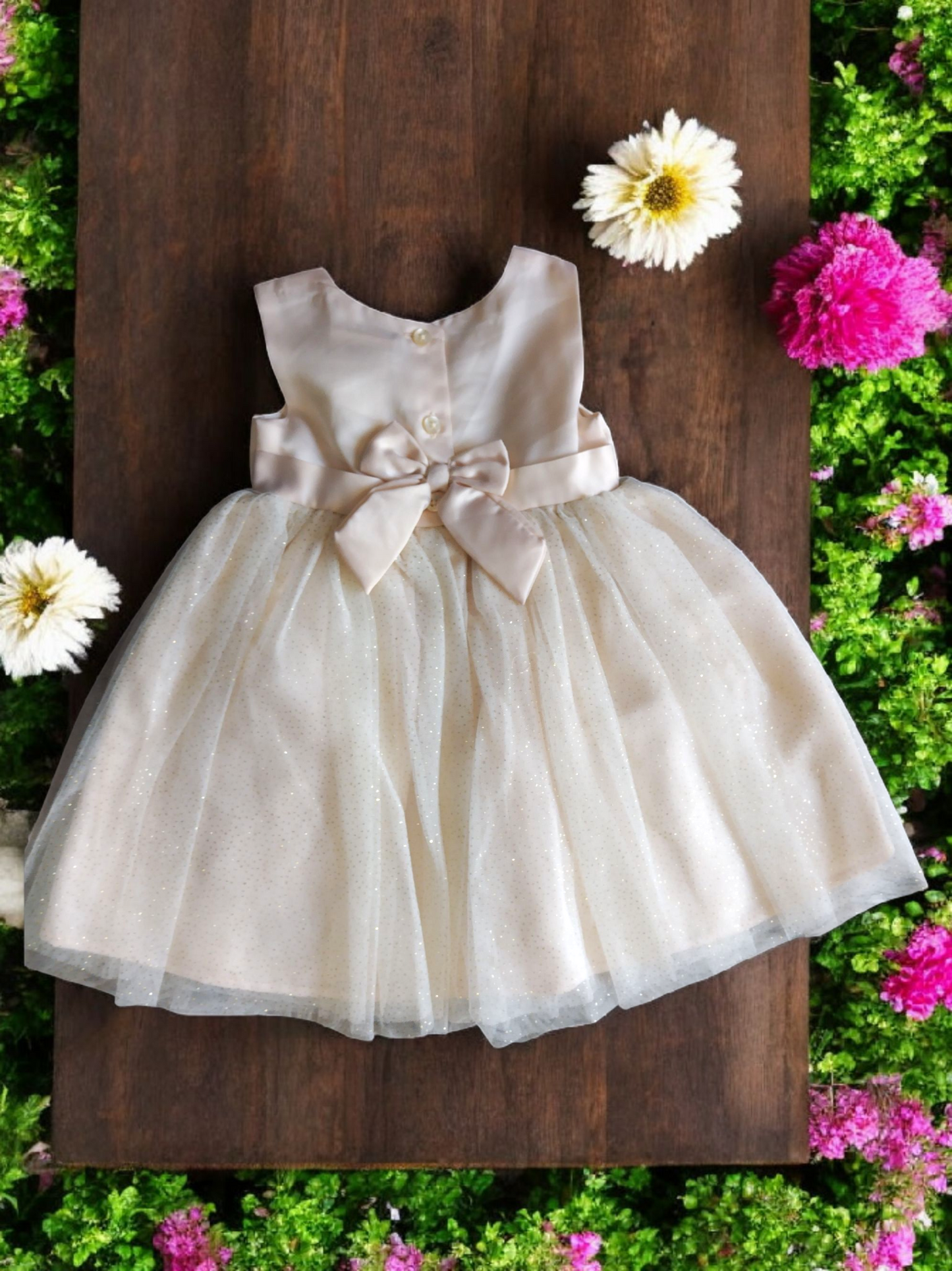 Vestido Fiesta Niña Ivory T18M - T2