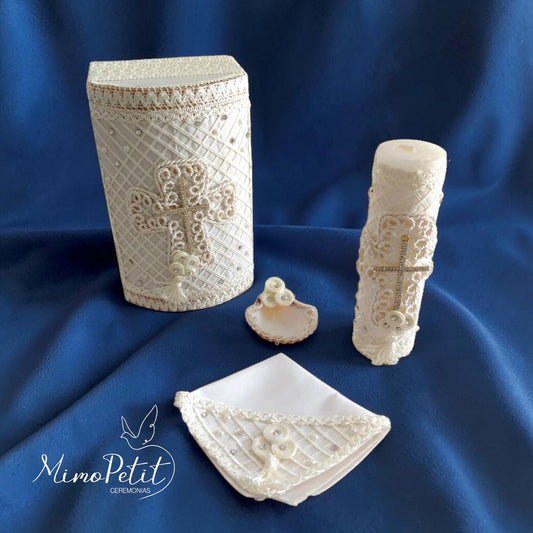 Kit de Bautizo | Niño | Cofre
