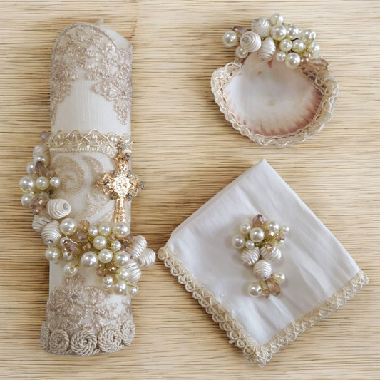 Kit Bautizo Niño Ivory Y-0004