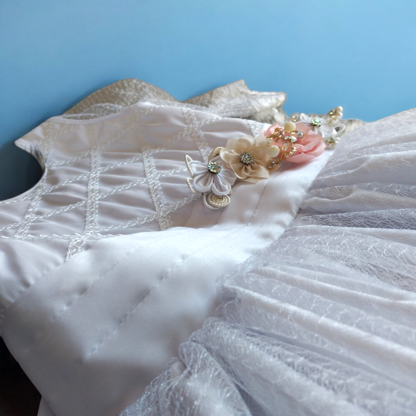 Vestido Comunión - Confirmación Niña Blanco