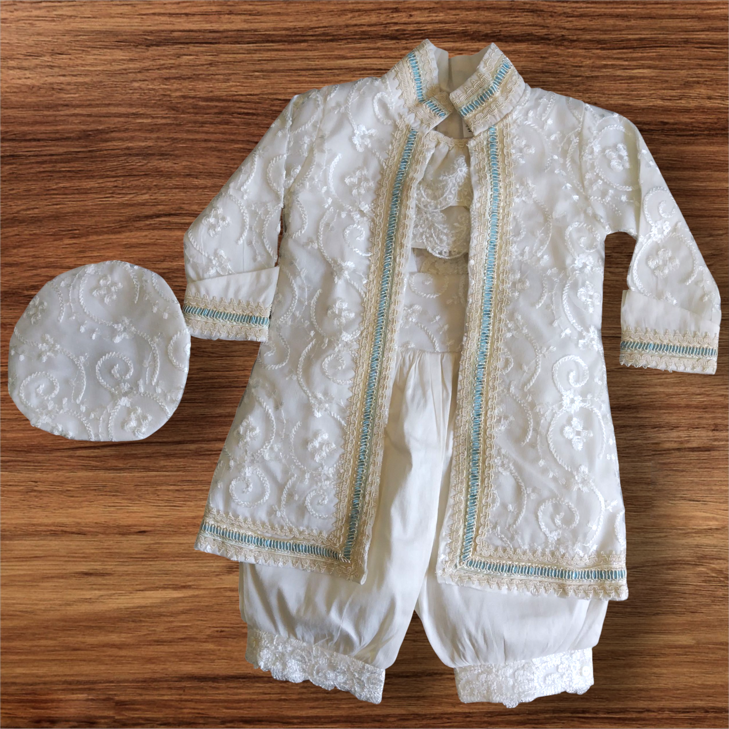 Ropón Niño Ivory T2 Príncipe P-0319