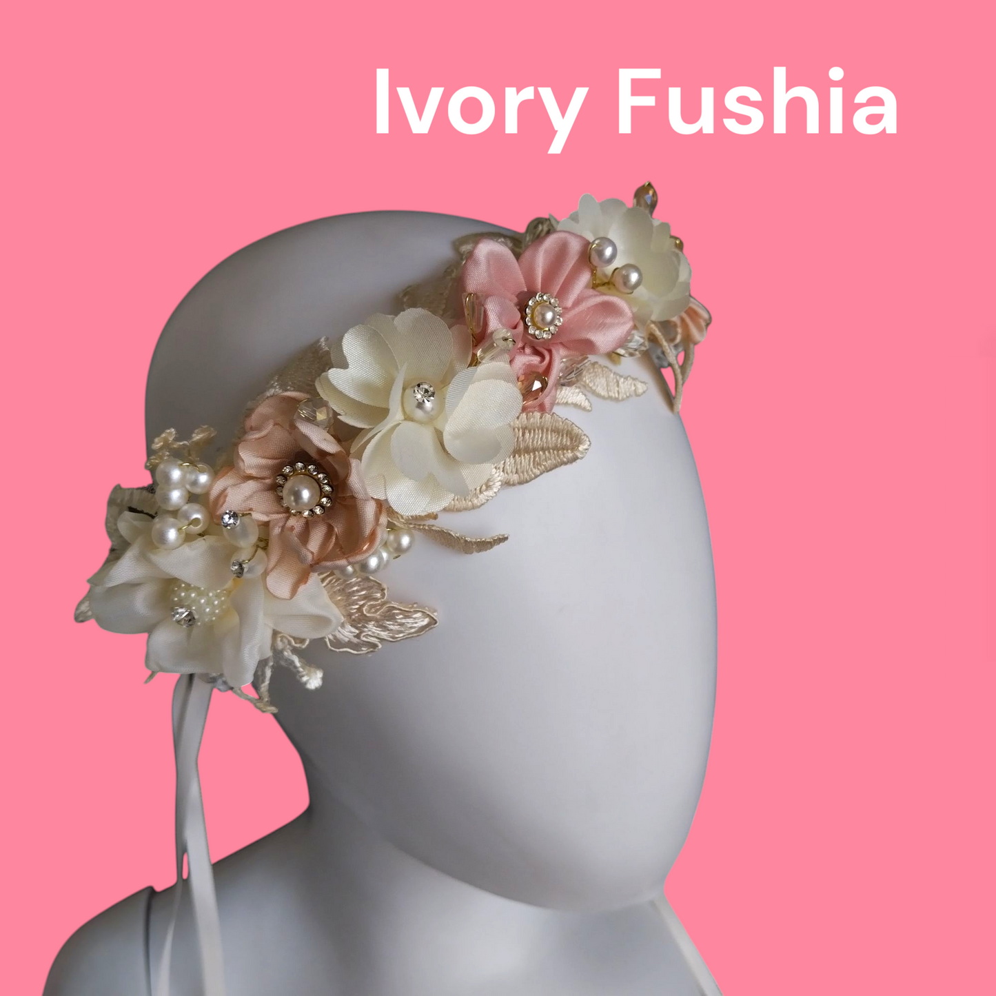 Diademas Niña Ivory F-0005