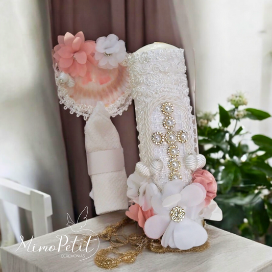 Kit Bautizo Niña Blanco Y-0002
