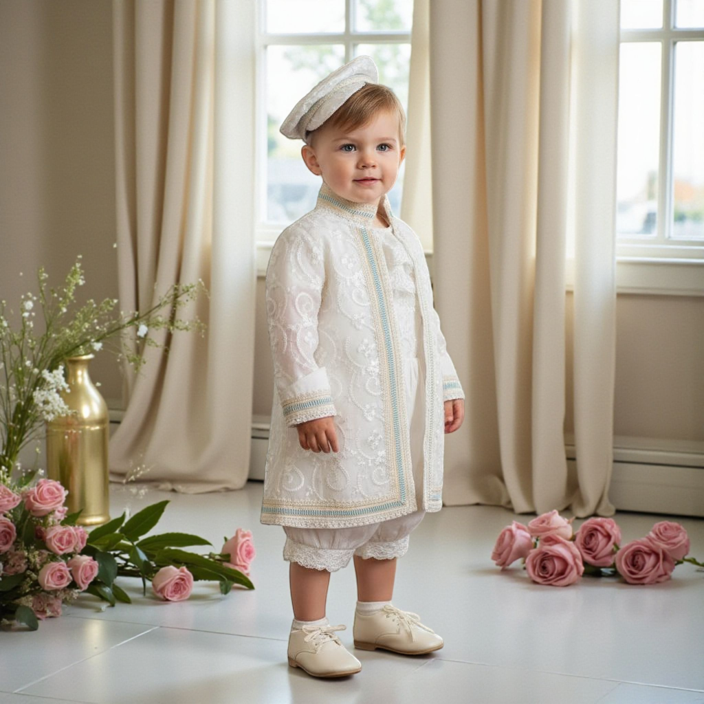 Ropón Niño Ivory T2 Príncipe P-0319