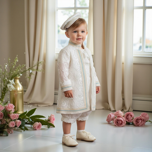 Ropón Niño Ivory T2 Príncipe P-0319