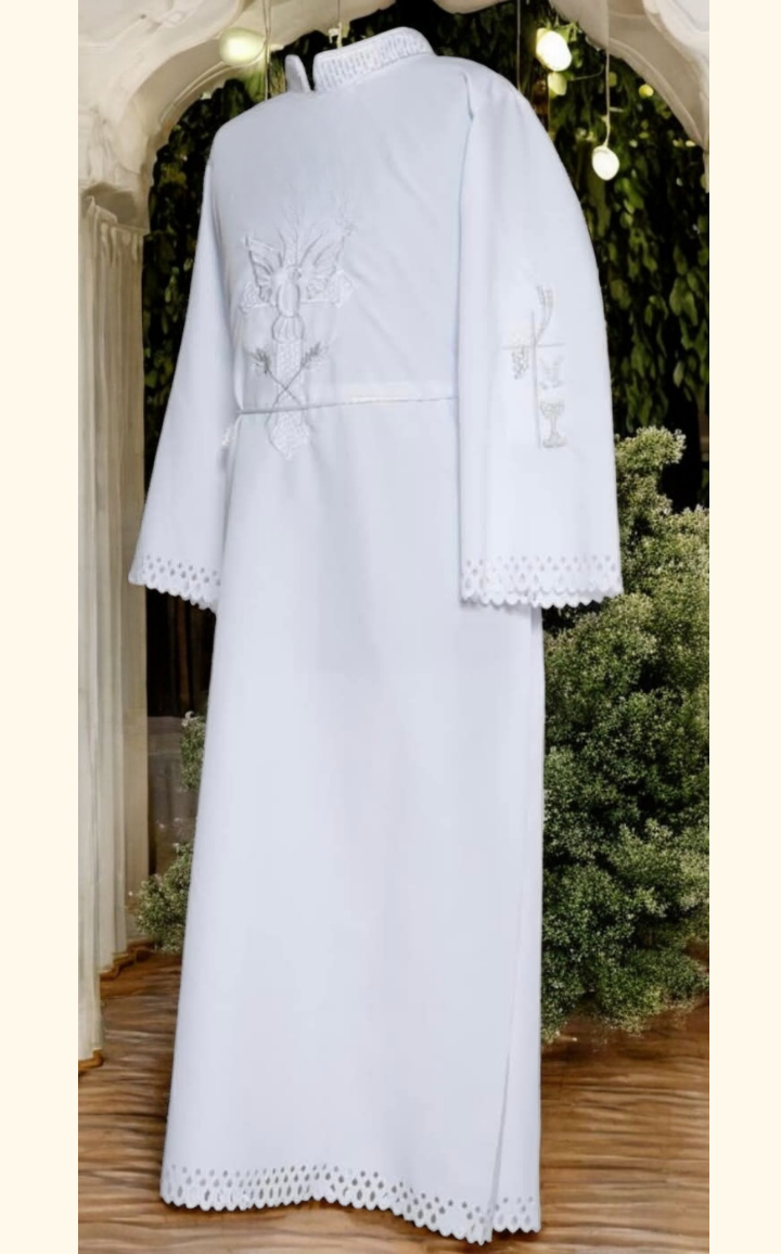 Túnica de Ceremonia Unisex Espíritu Santo Plata