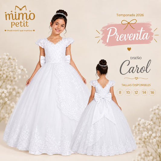 Vestido de Primera Comunión | Carol · Colección 2026