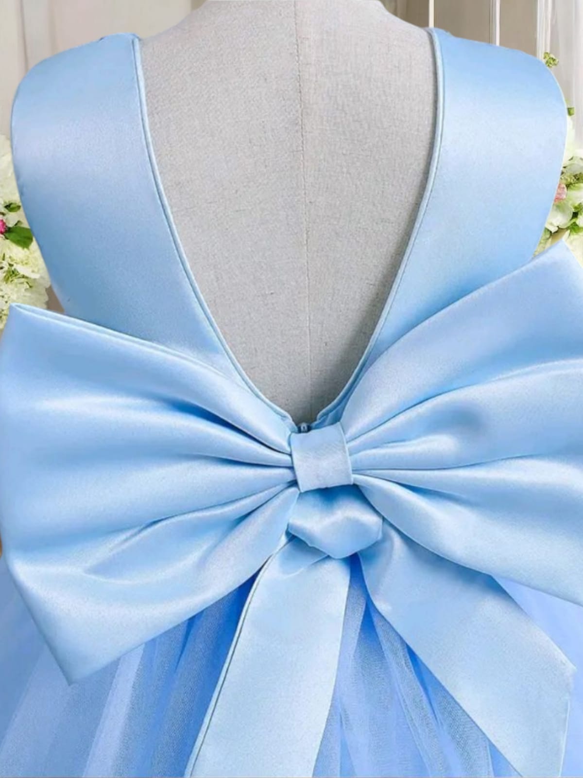 Vestido Fiesta Niña Azul T12A - AA003