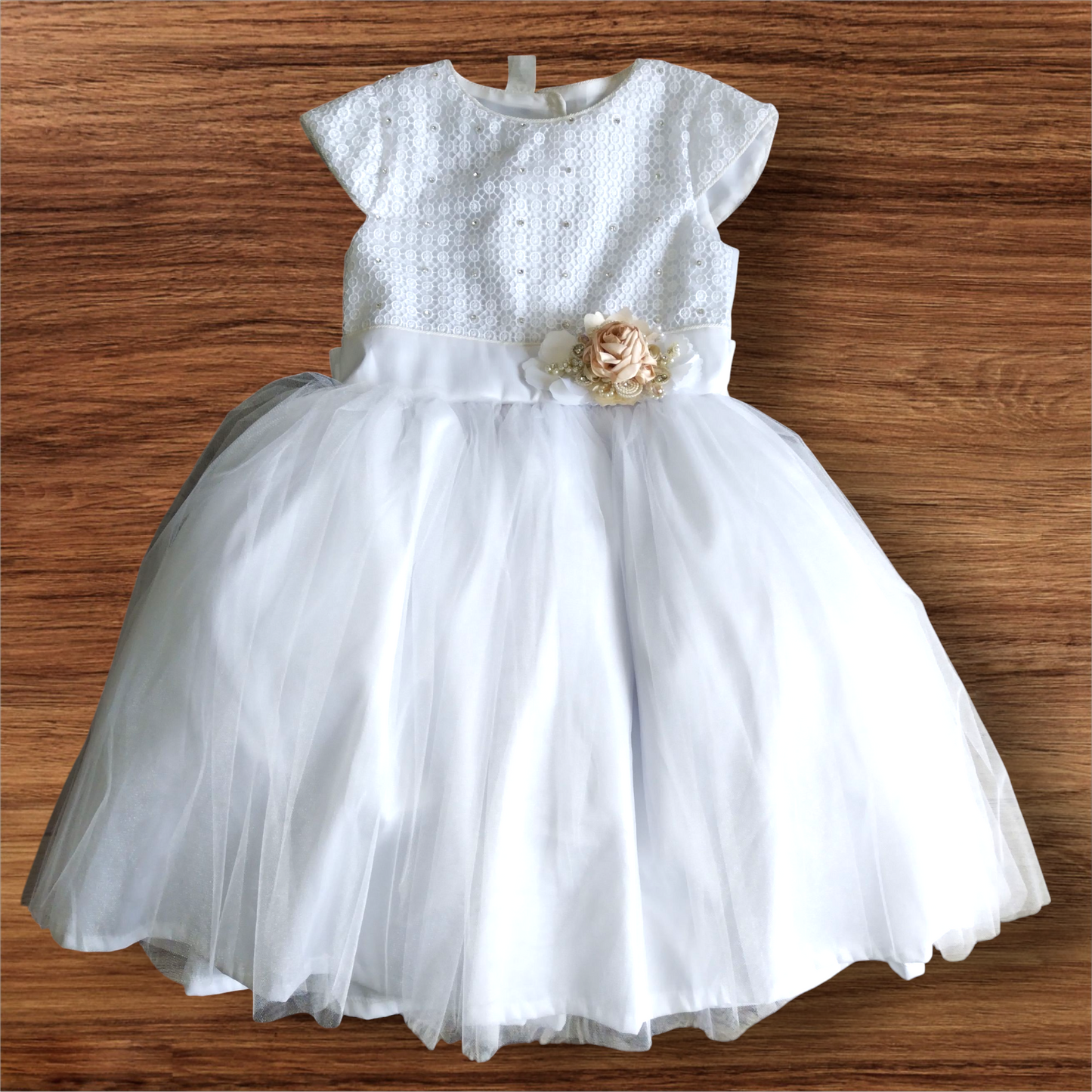 Vestido Niña Blanco T3 - T8