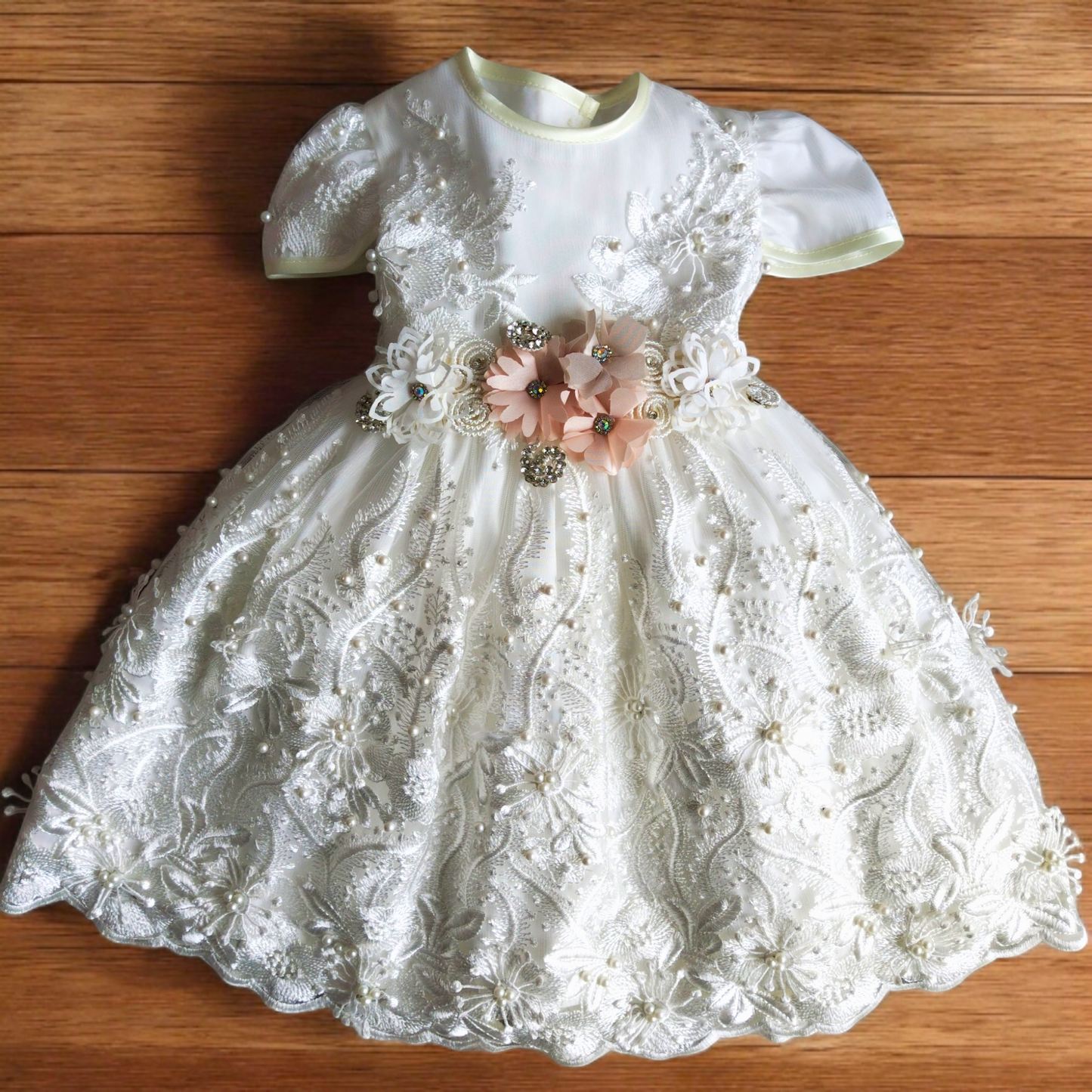 Ropón Niña Blanco - T2 0006